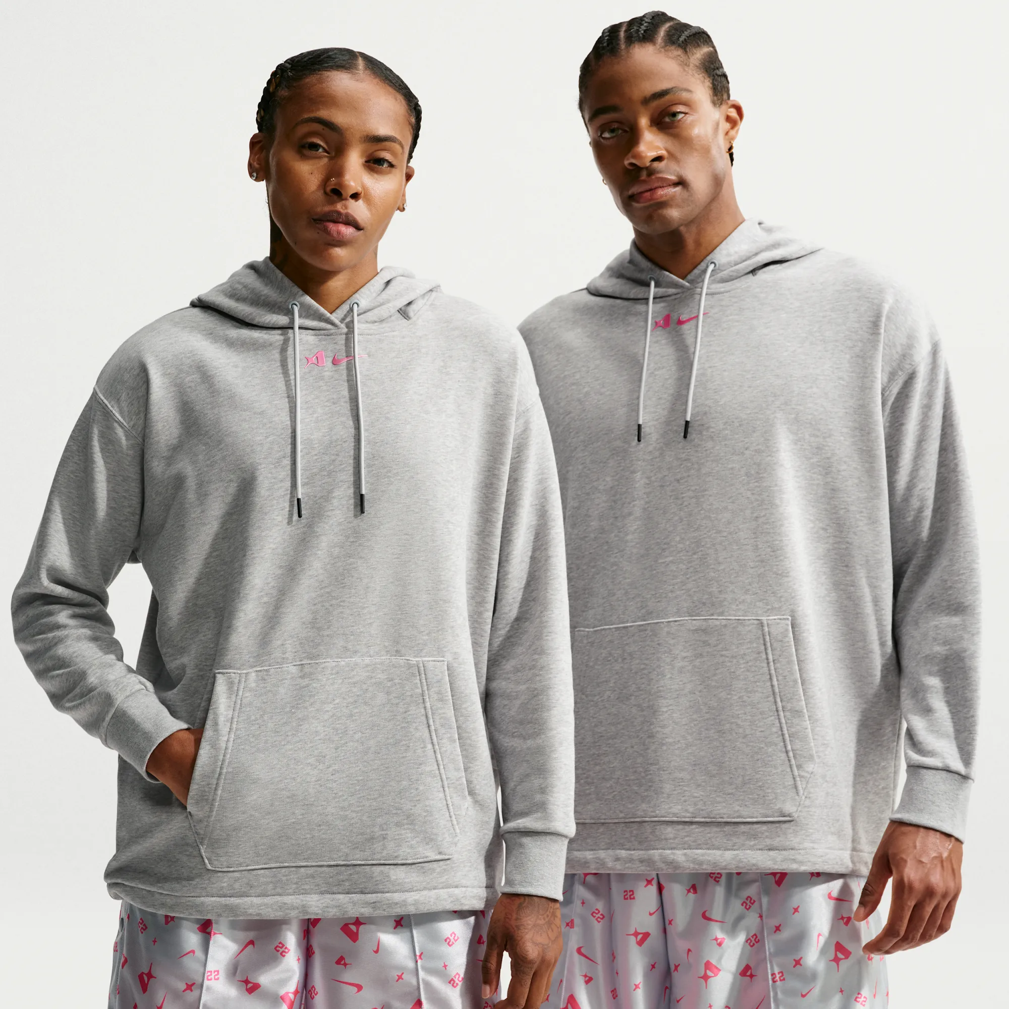 Nike A'ja Wilson Women's Basketball Hoodie - Grey - Fleece