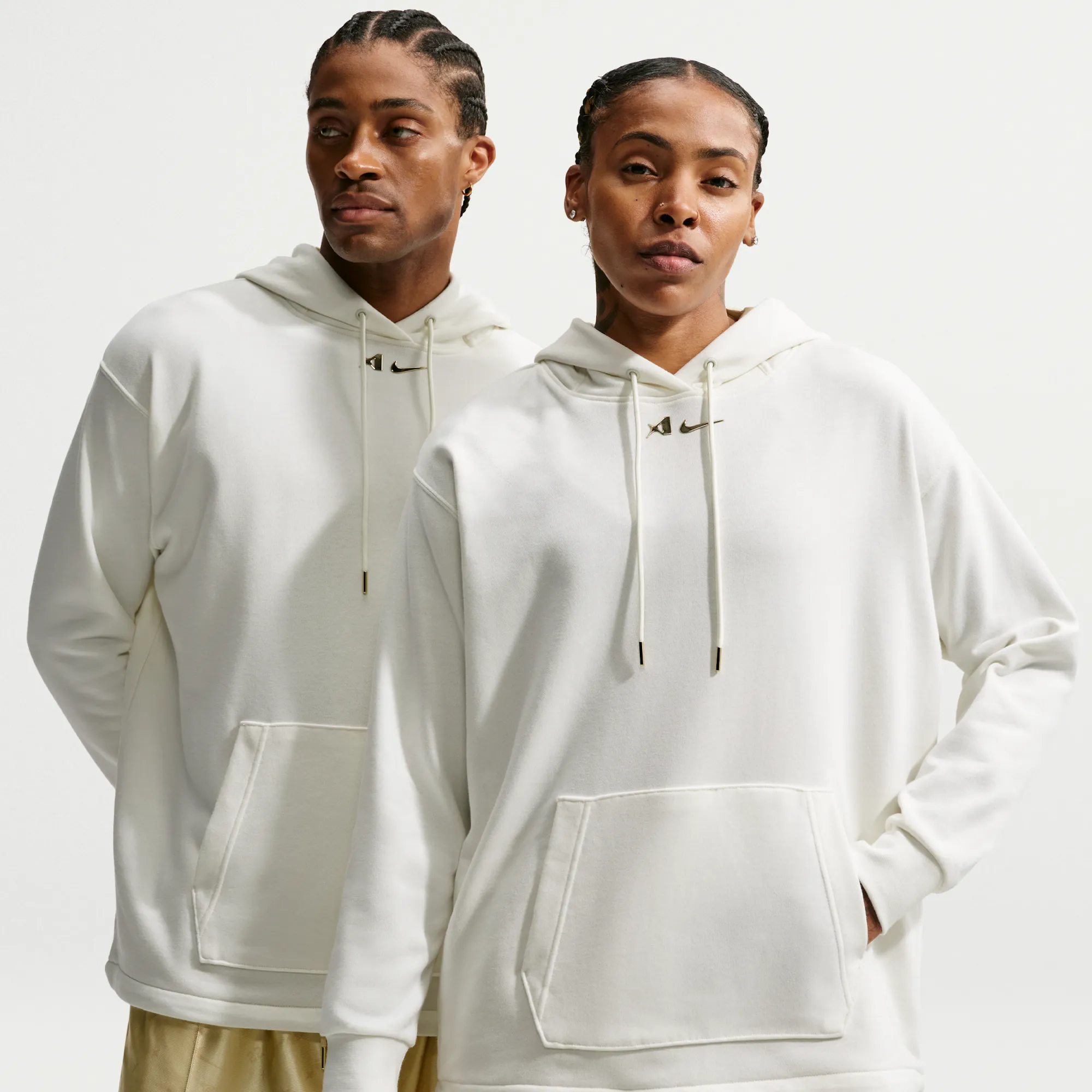 Nike A'ja Wilson Women's Basketball Hoodie - White - Fleece