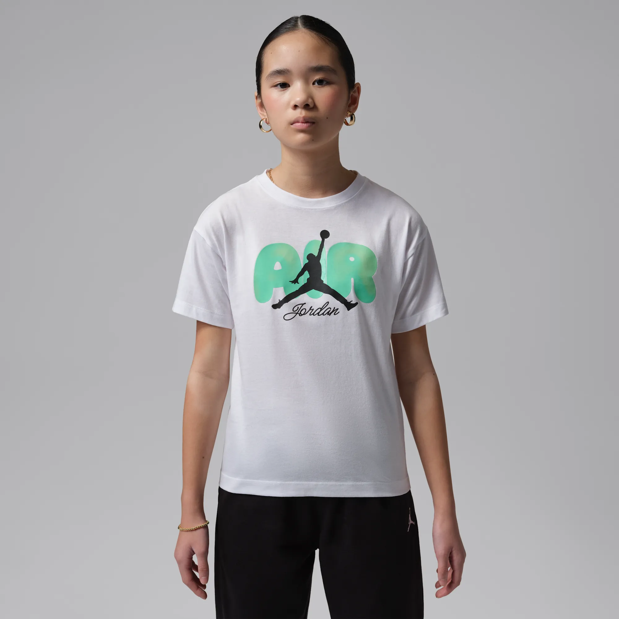Nike Jordan Older Kids' Air Bubble T-Shirt - White