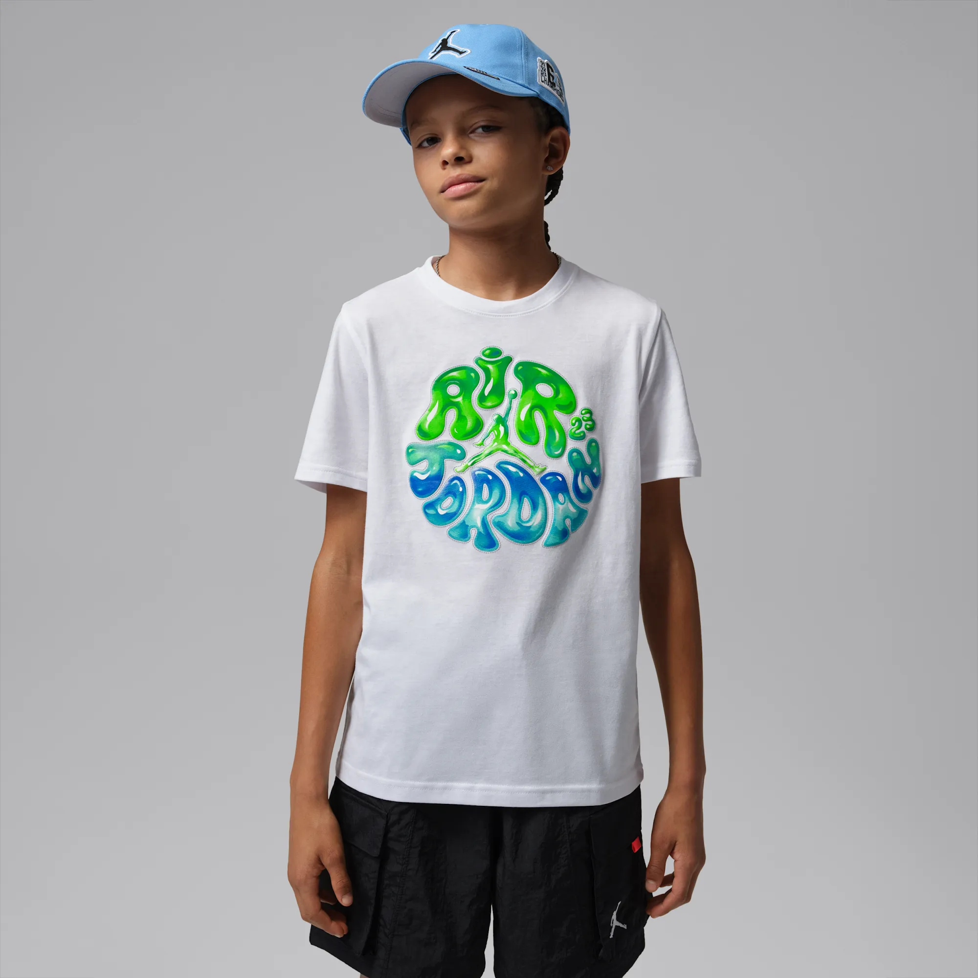 Nike Jordan Super Splash Older Kids' Bubble T-Shirt - White