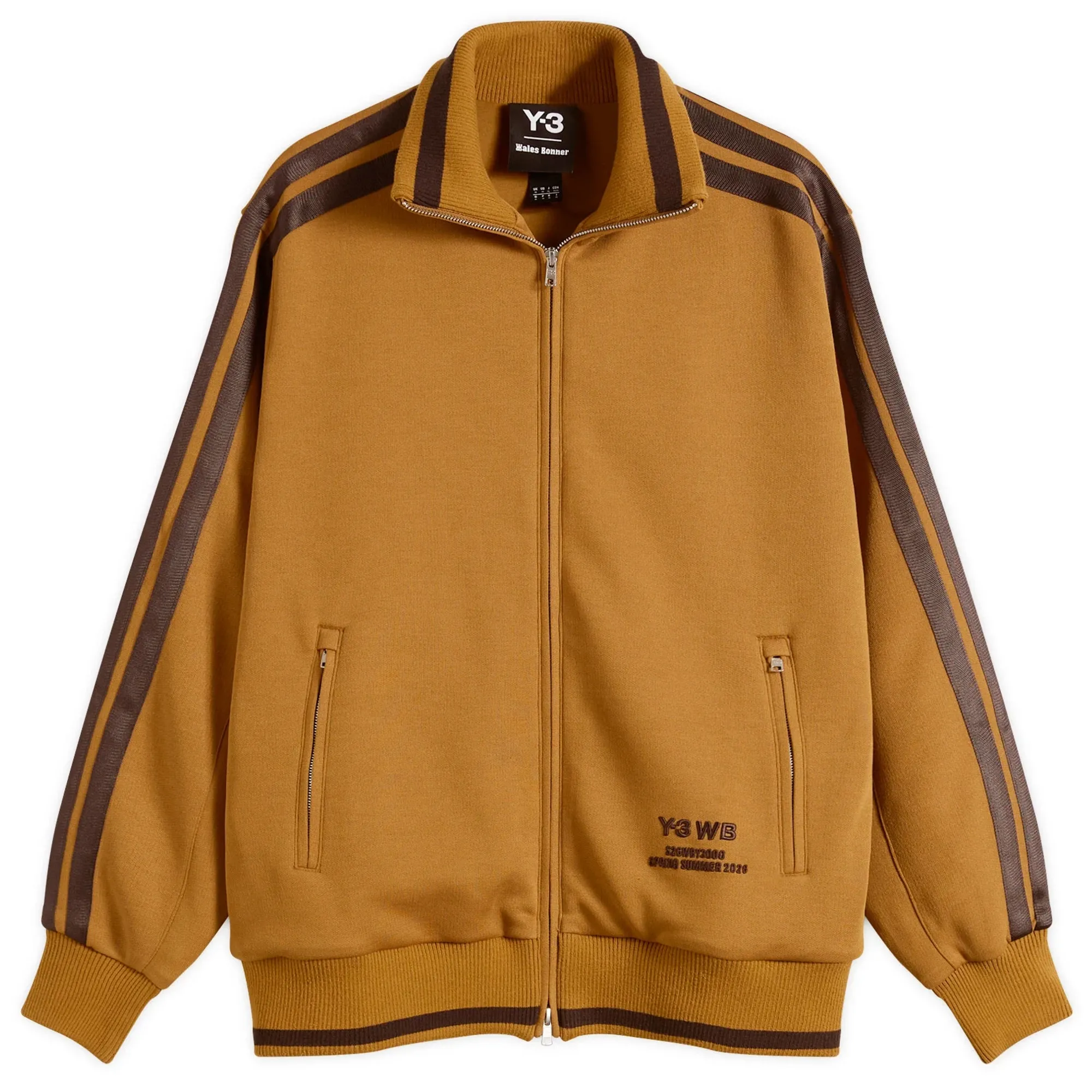 Adidas Men's Y3 x Wales Bonner Track Top Bronze Strata
