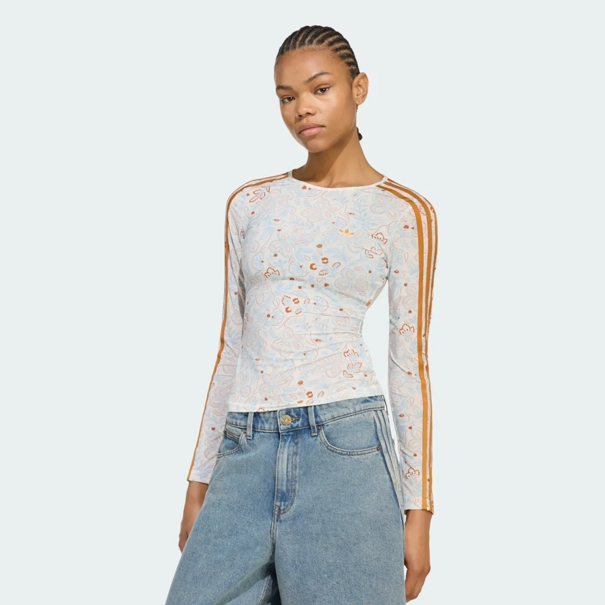 adidas ADIDAS ORIGINALS SUMMER GLOW MESH GRAPHICS LONG SLEEVE
