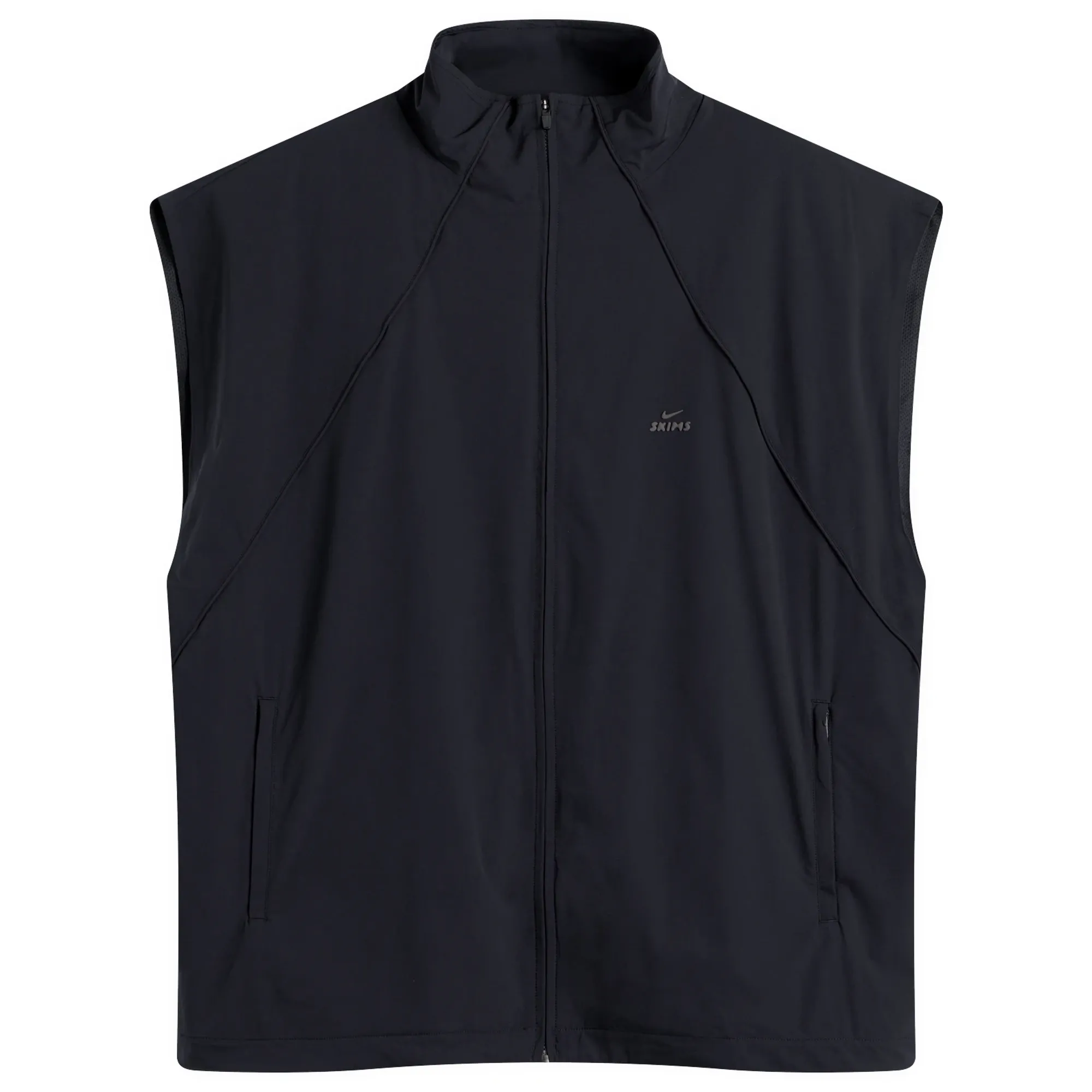 Nike Women's x SKIMS Stretch Nylon Oversized Vest Obsidian