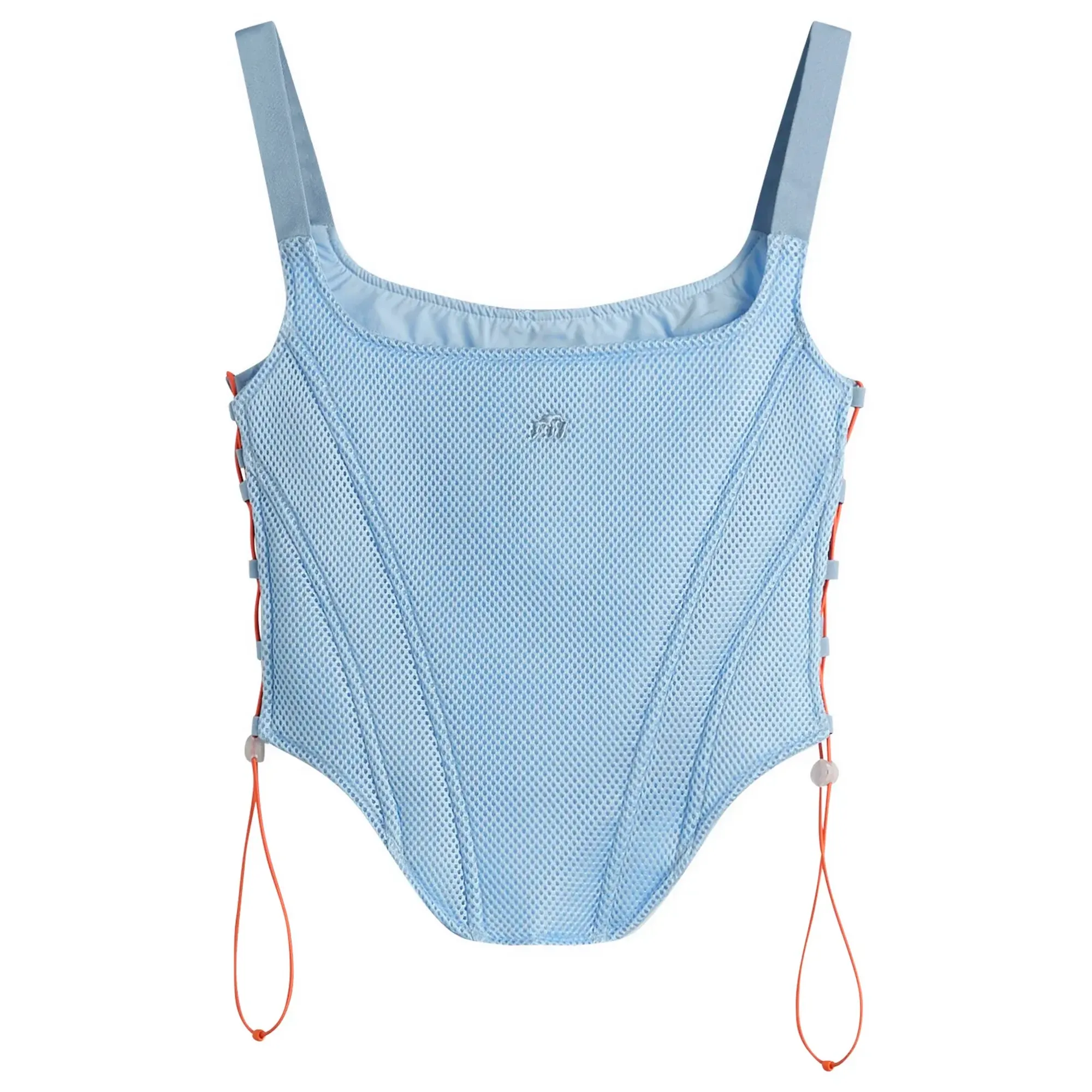 Adidas Women's x Miaou Corset Top Clear Blue