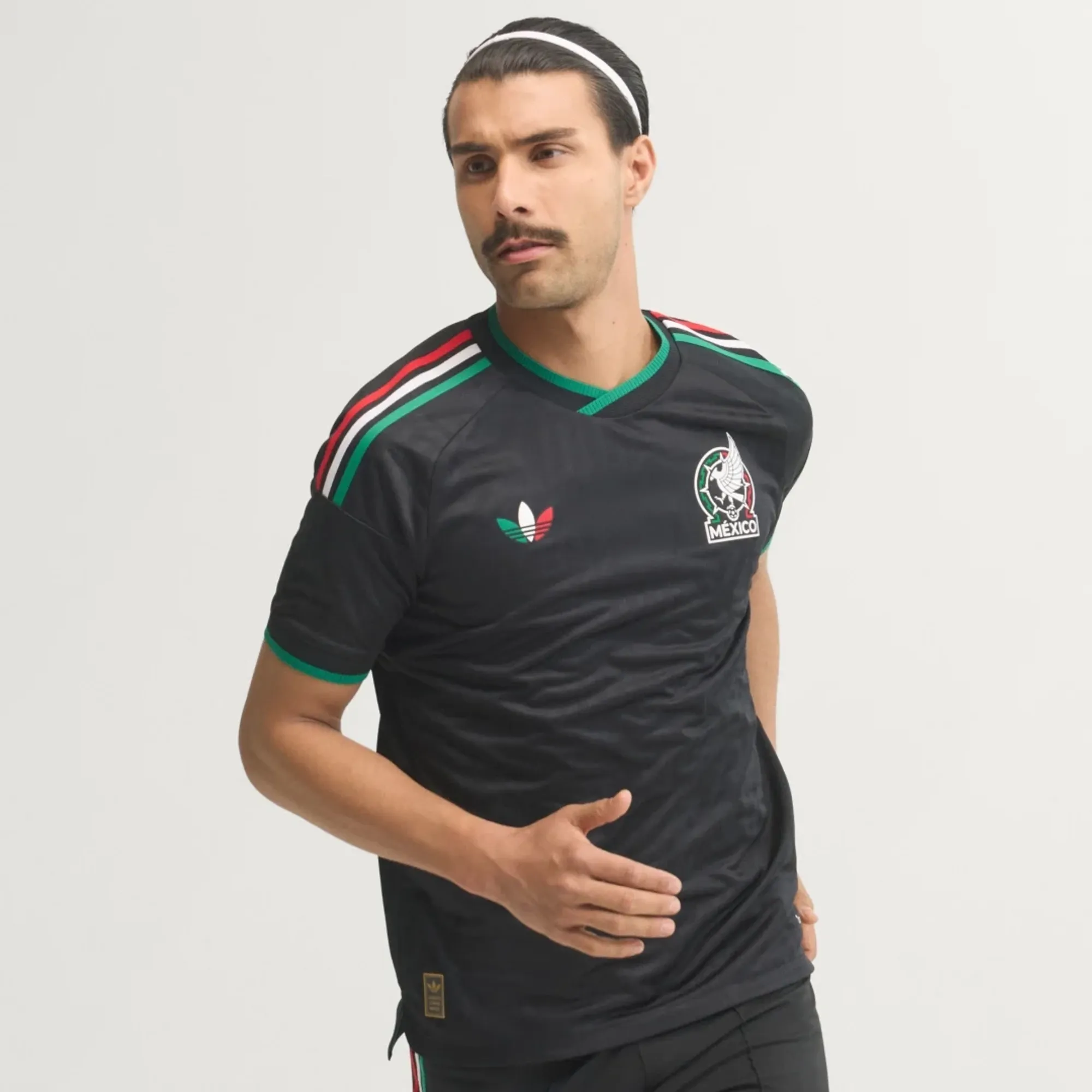 Adidas Men's Mexico 26' Third Jersey Top Black