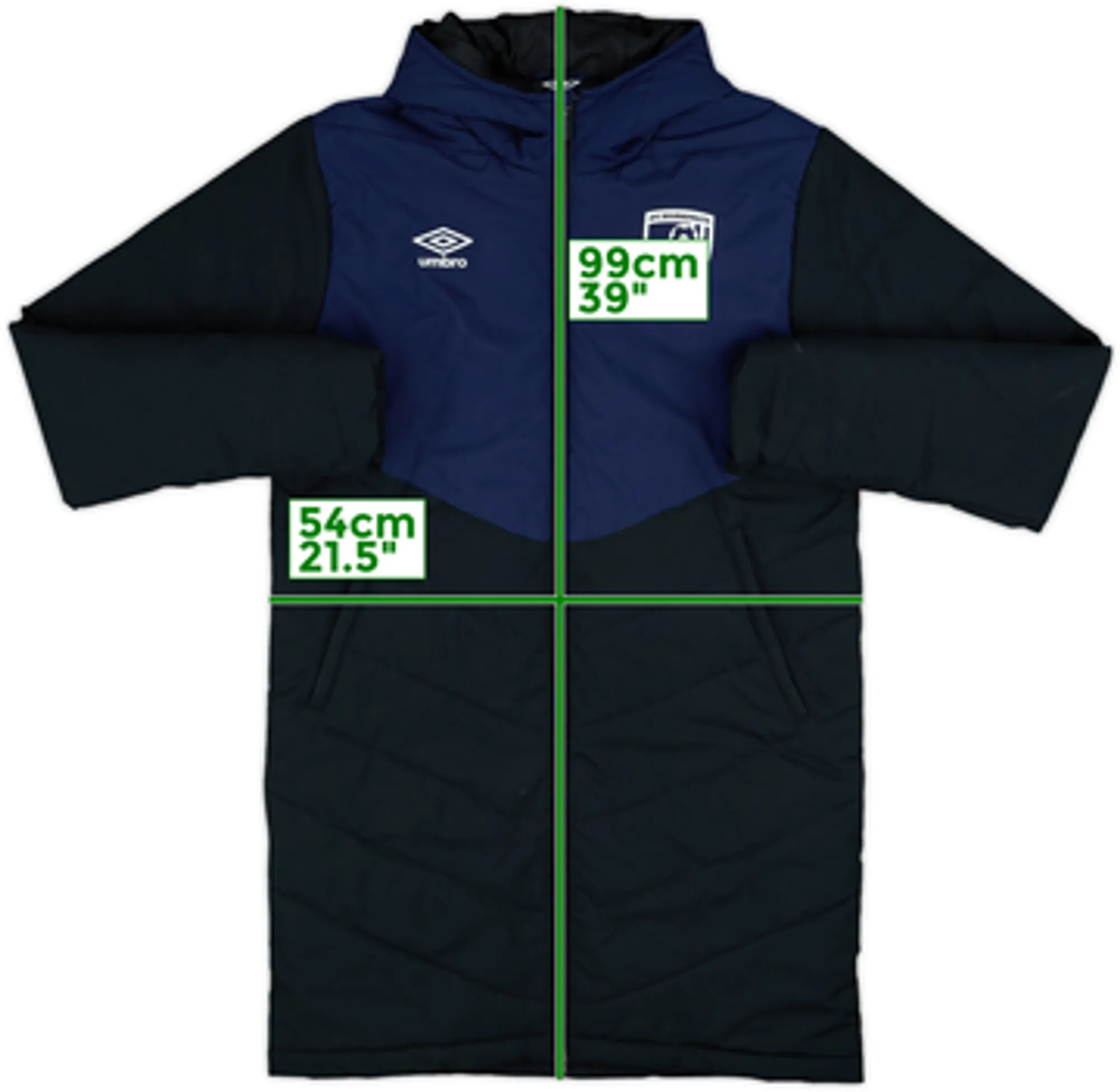 2017-18 Bournemouth Umbro Padded Bench Coat - 8/10 - (M)