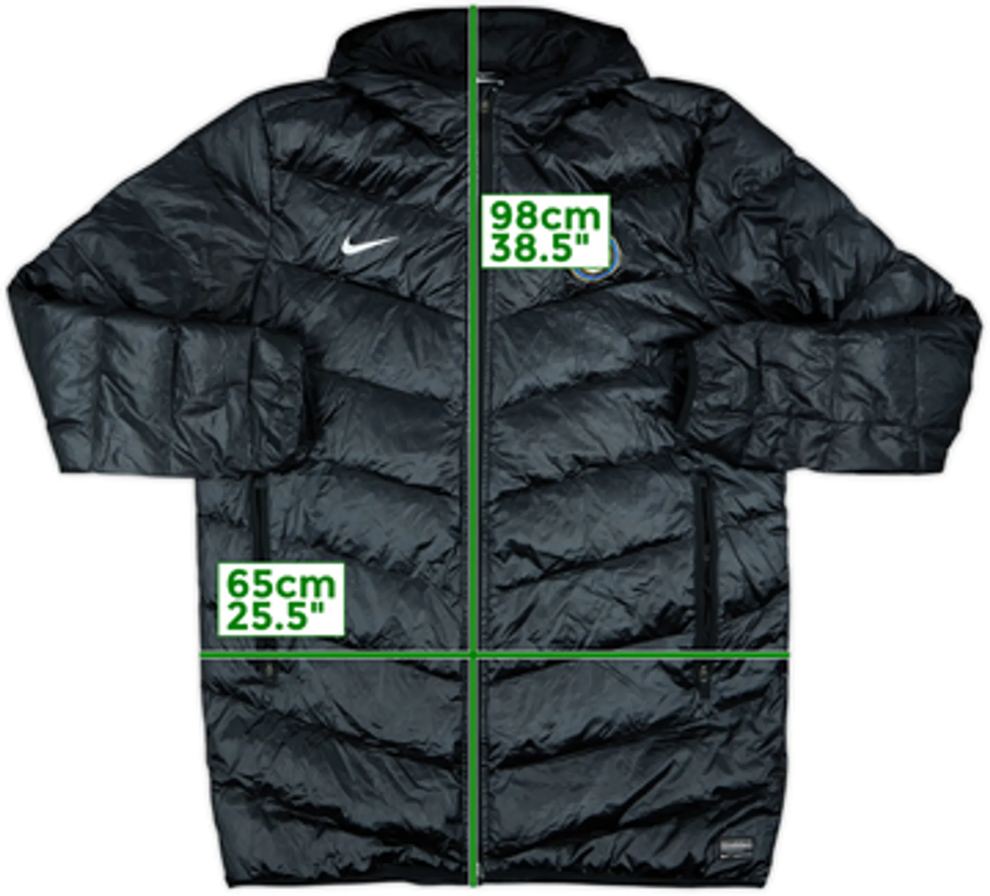 2012-13 Inter Milan Nike Padded Bench Coat - 8/10 - (XL)