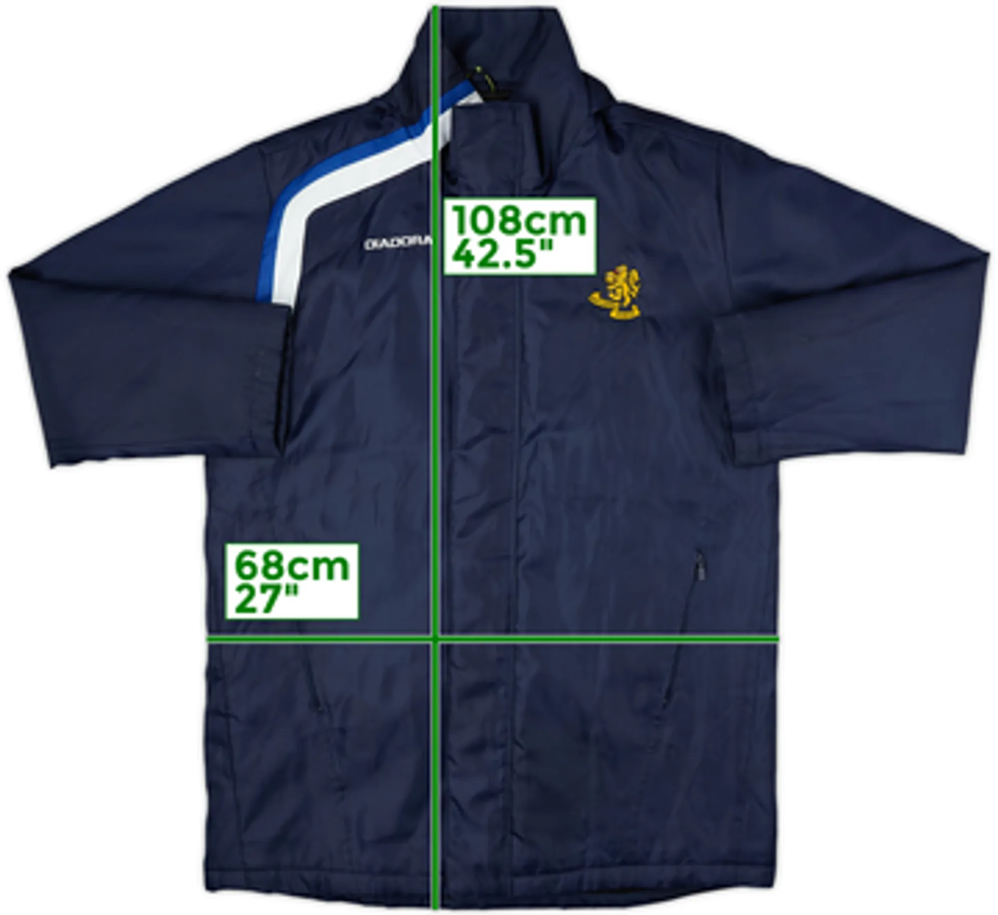 2006-08 Macclesfield Diadora Padded Bench Coat - 9/10 - (XL)