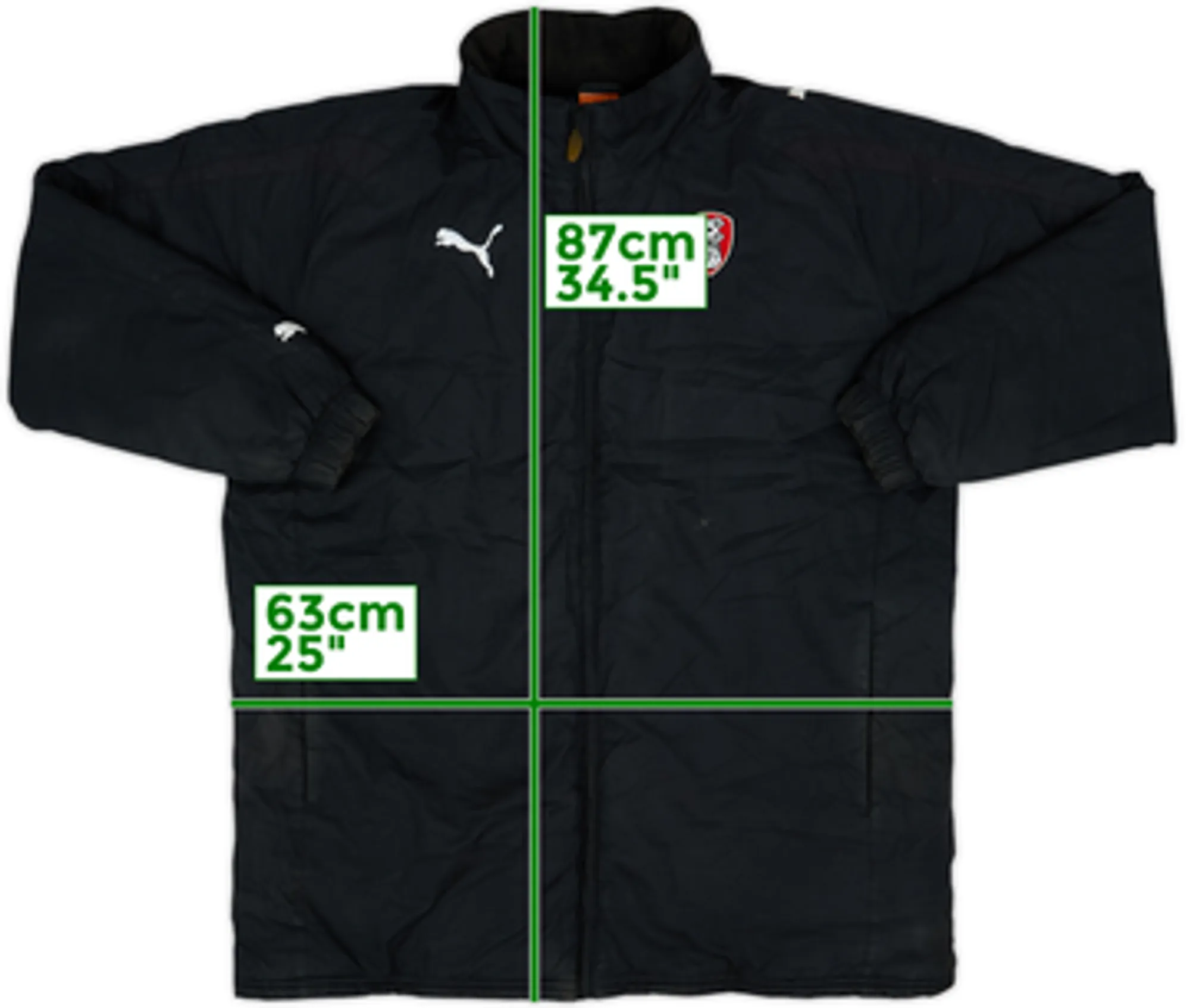2017-18 Rotherham Puma Padded Bench Coat - 6/10 - (M)