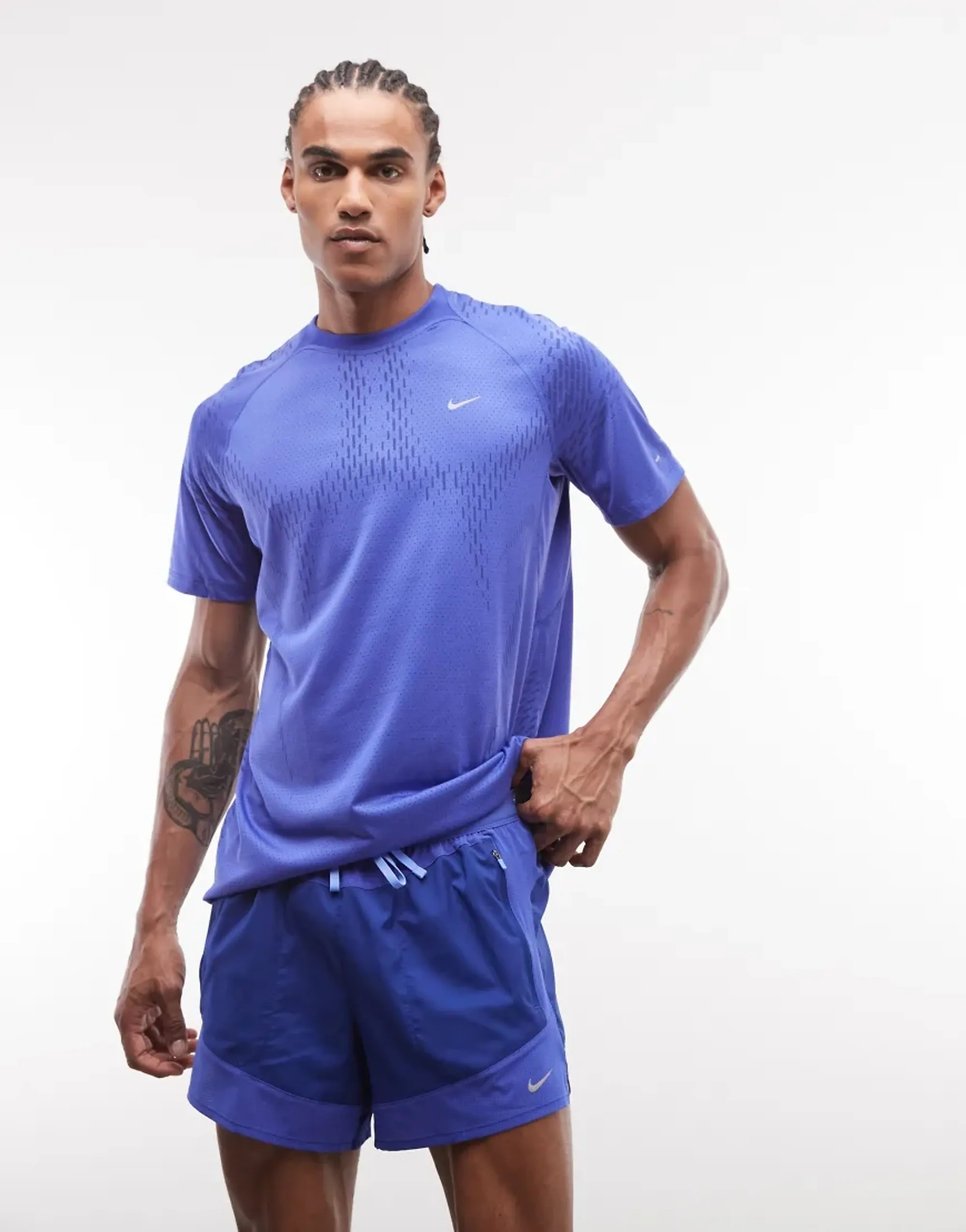 Nike Running Stride Dri-Fit 5Inch Lined Novelty In Blue