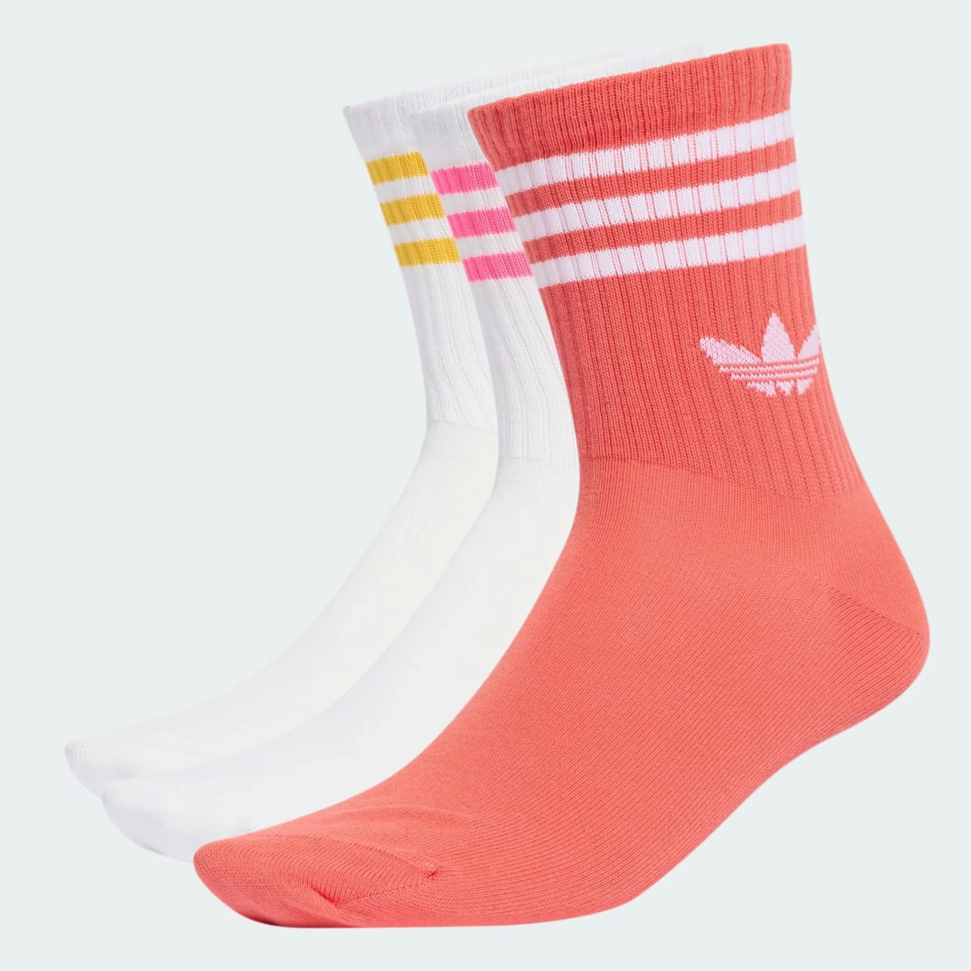 adidas 3-Stripes Crew Socks 3 Pairs