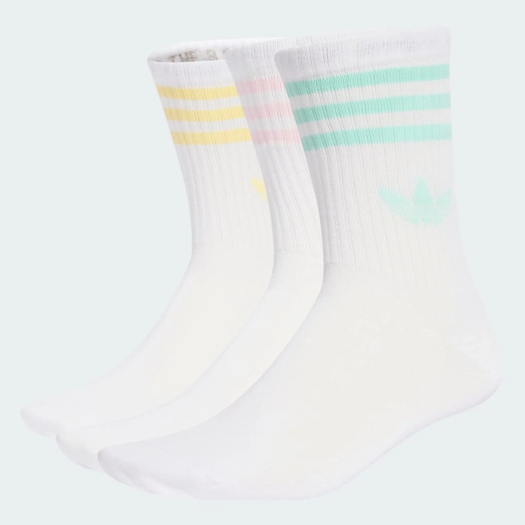 adidas 3-Stripes Crew Socks 3 Pairs