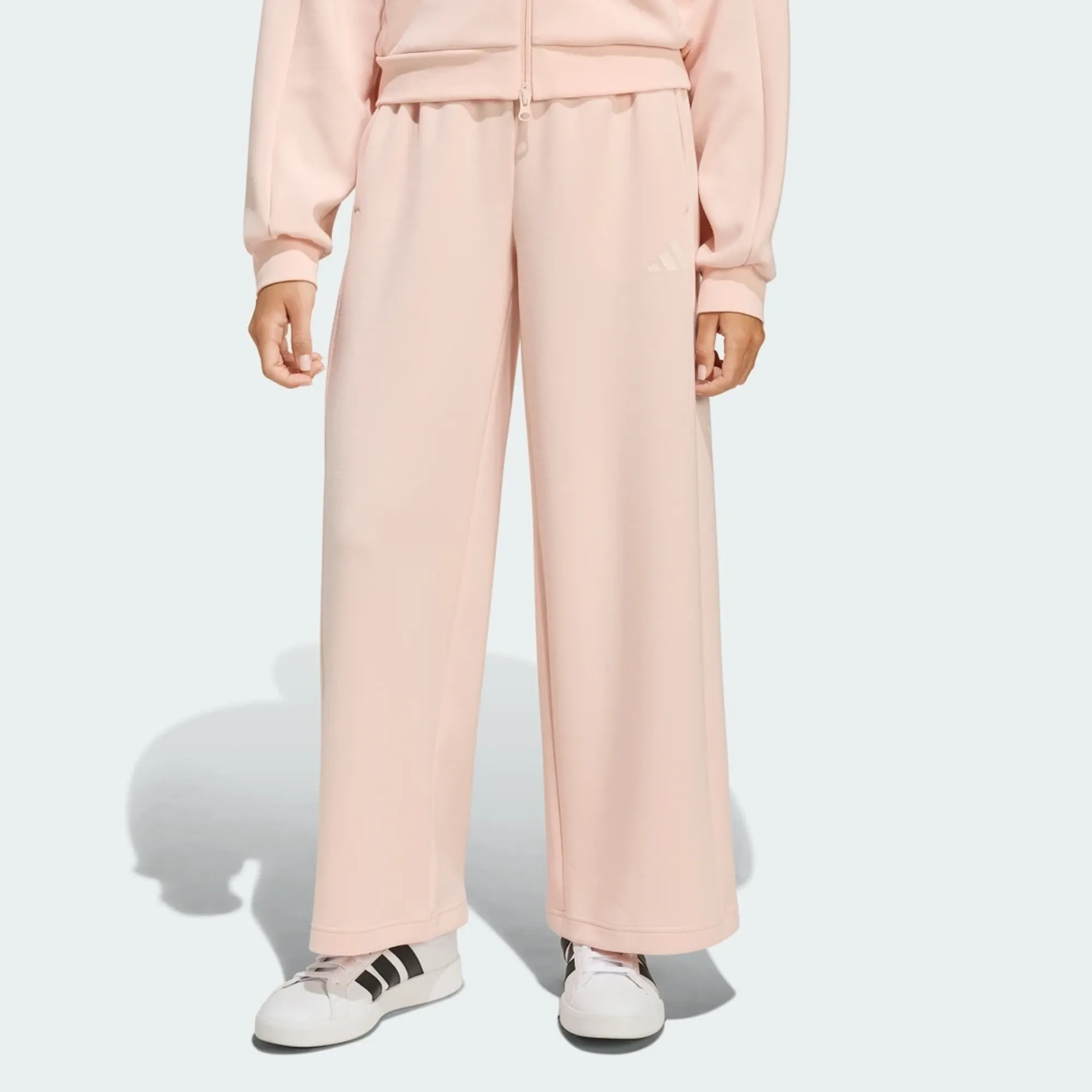 adidas FUTURE ICONS 3 STRIPES WIDE LEG Tracksuit Bottoms