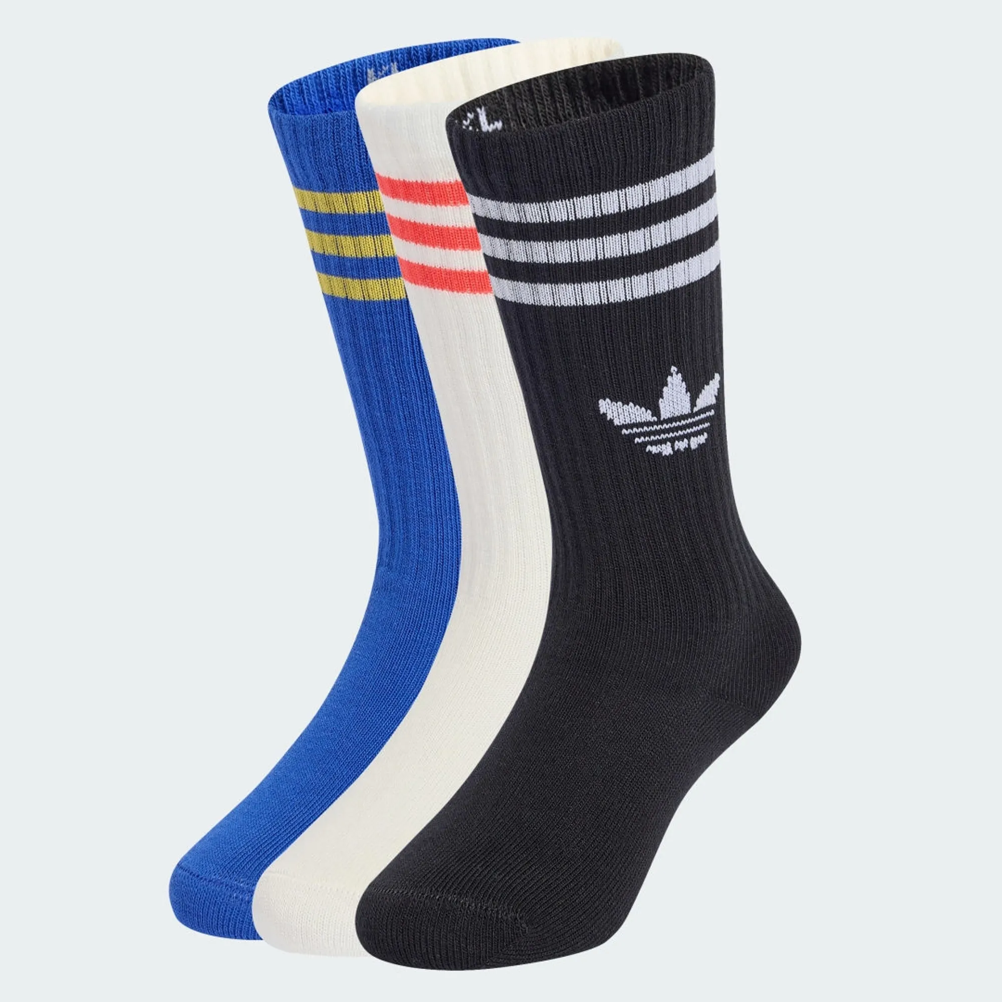 adidas 3-Stripes Crew Socks 6 Pairs Kids