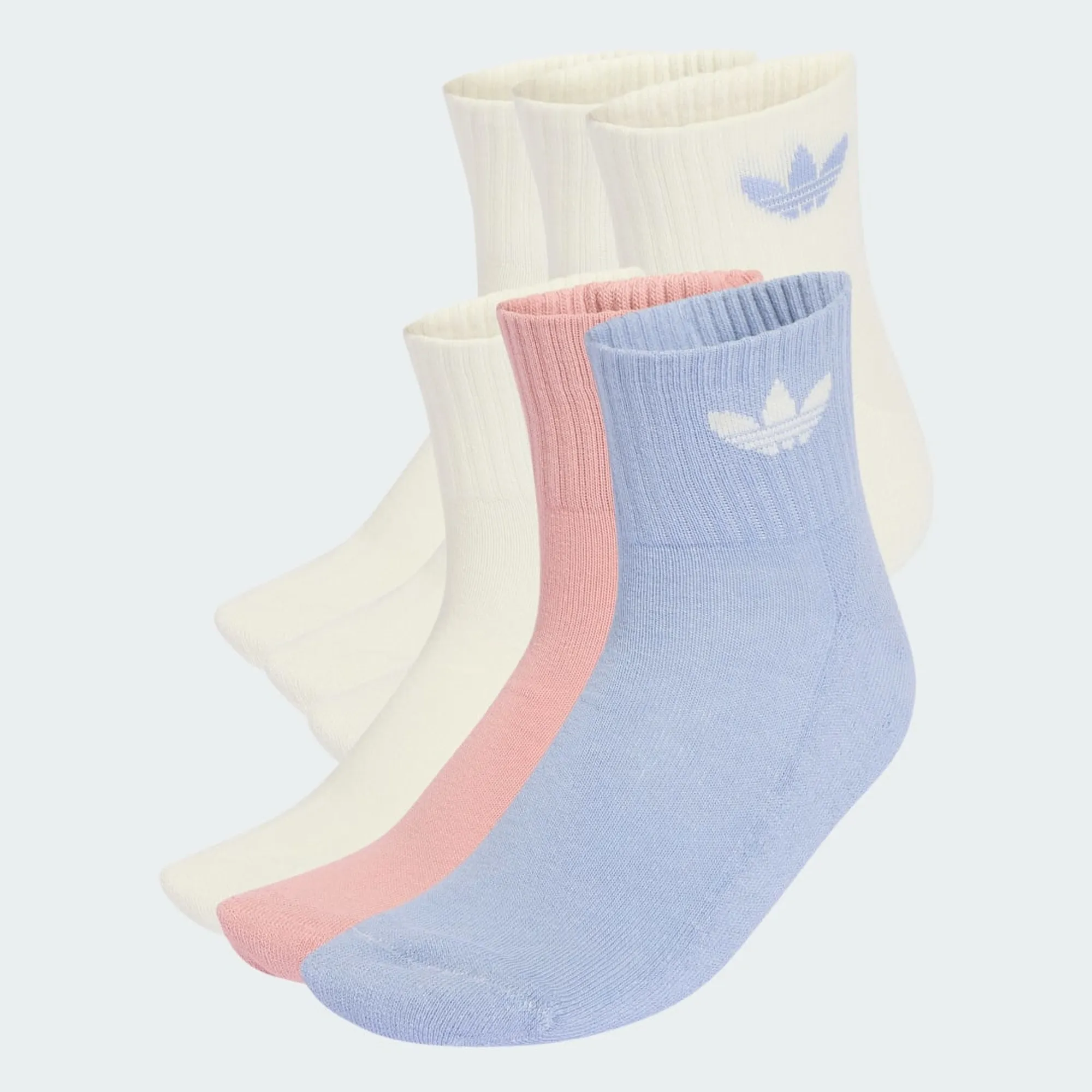 adidas Mid Ankle Socks 6 Pairs