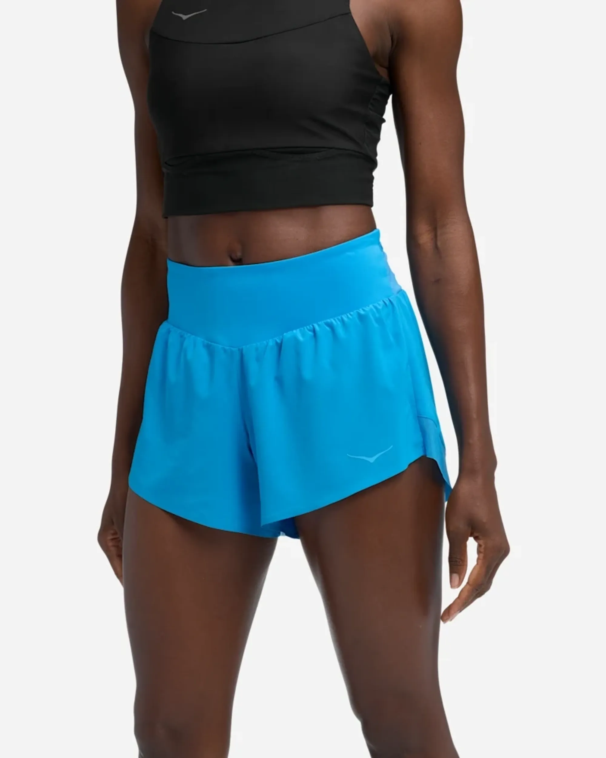 Hoka Women's Glide 4'' Shorts In Hoka Blue