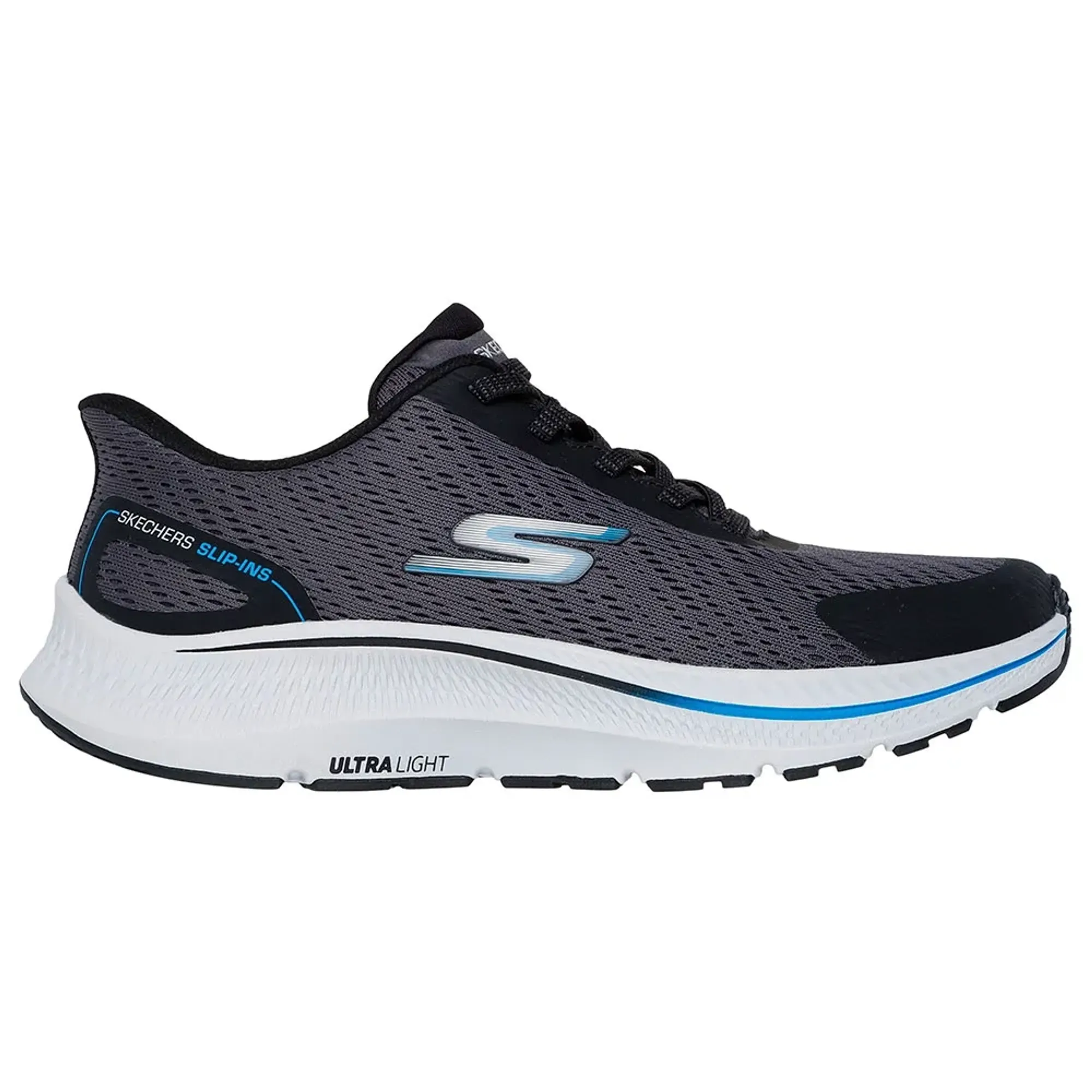Skechers Men's Slip-ins: GO RUN Consistent 2.0 - Worldview Sneaker in Charcoal/Black