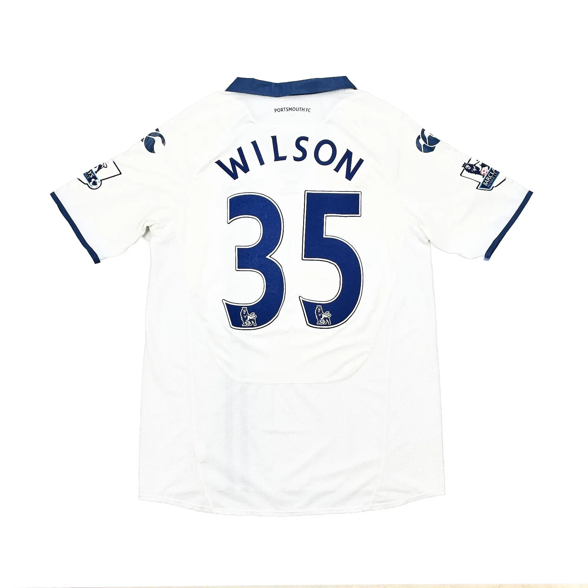 2009/10 PORTSMOUTH WILSON #35 *MATCH WORN VS* AWAY SHIRT (L) CANTERBURY | CULT KITS
