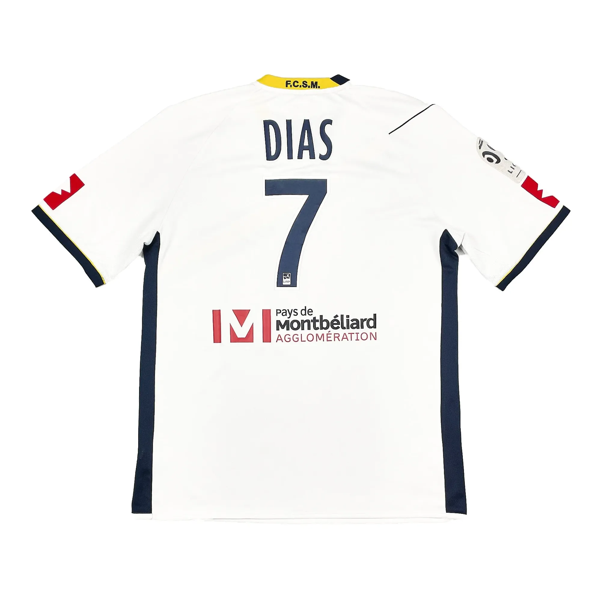 2011/12 SOCHAUX DIAS #7 L/S *MATCH WORN* AWAY SHIRT (XL) LOTTO | CULT KITS