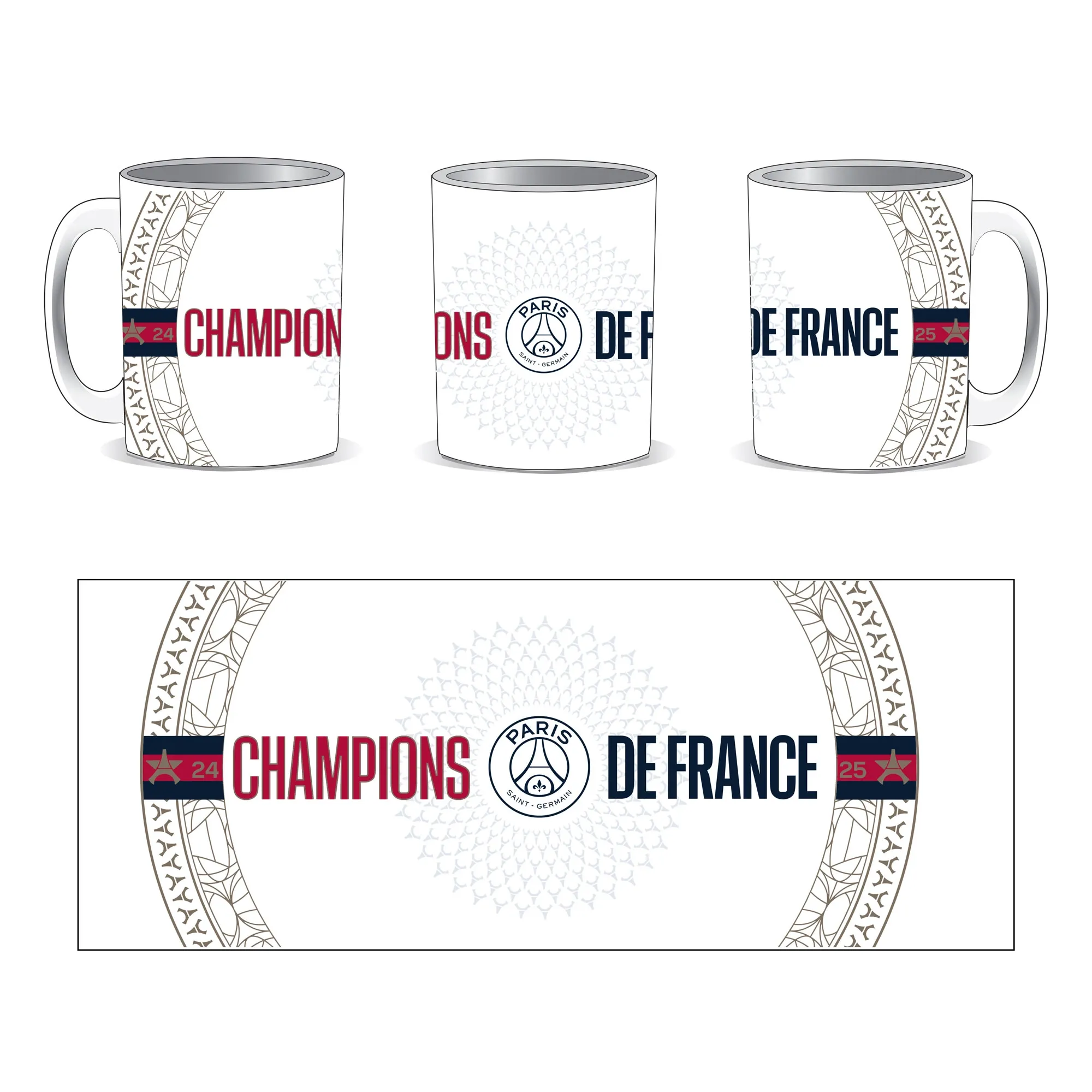 PSG Champions 2025 Mug - 11oz
