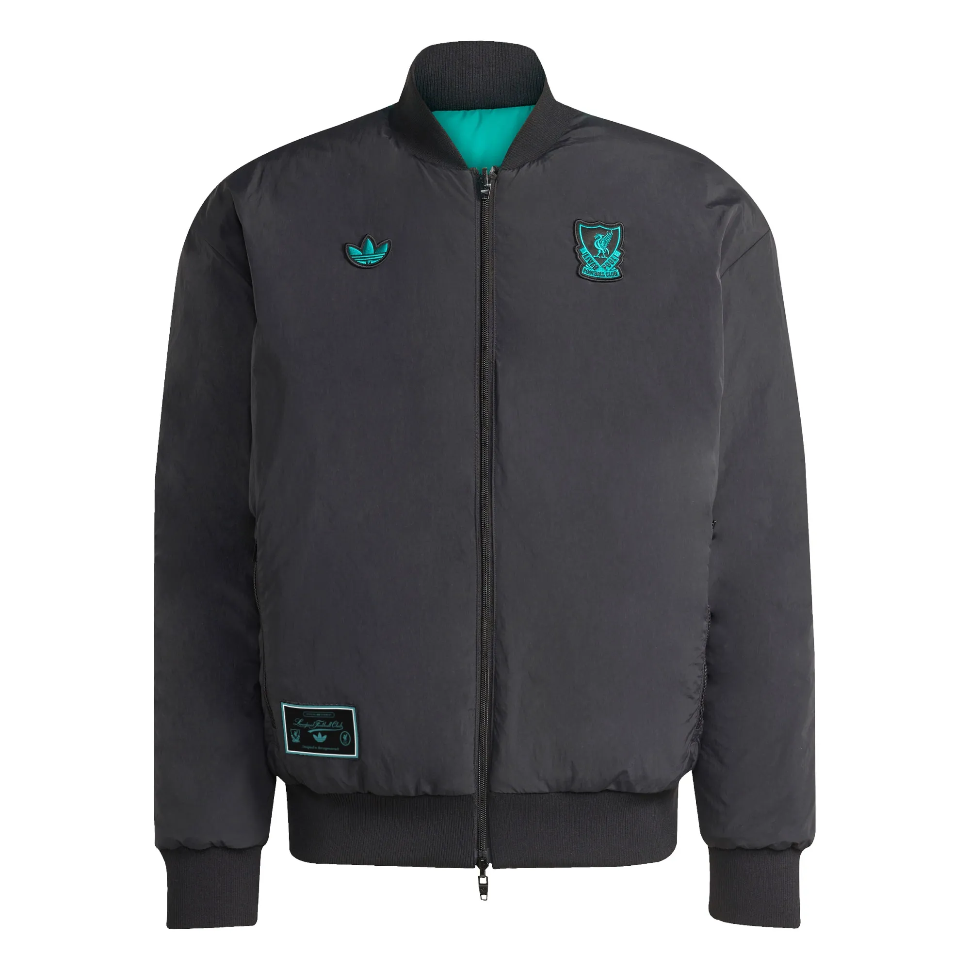 Nike Liverpool Icon Reversible Jacket - Black/Green - 2025-2026