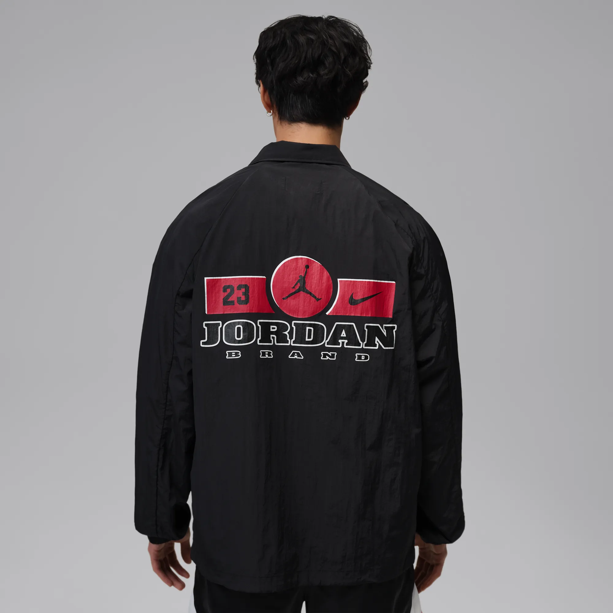 Nike Jordan Brooklyn Men's Lightweight Shell Jacket - Black
