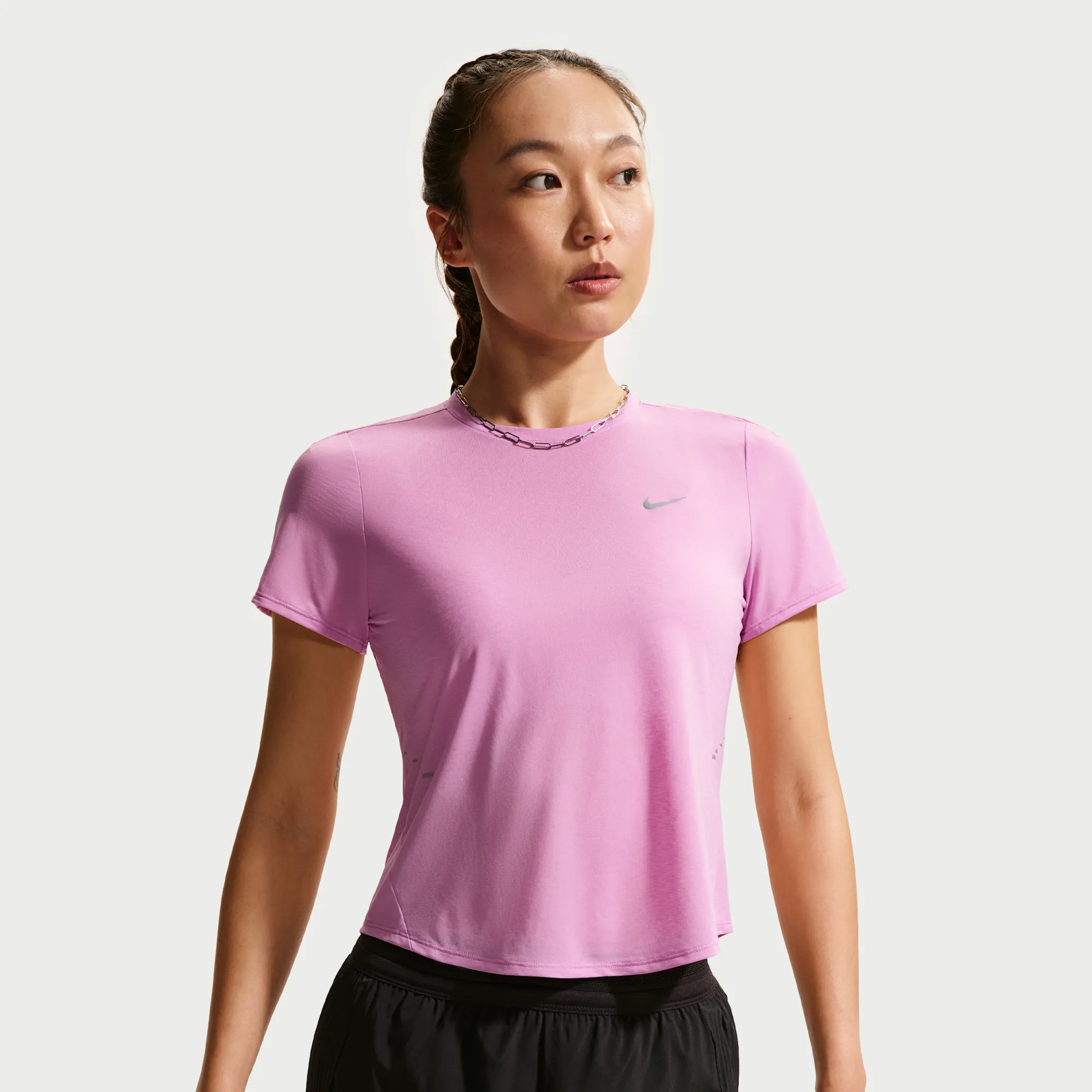 Nike Swift Breathe Women's Dri-FIT Short-Sleeve Running Top - Purple