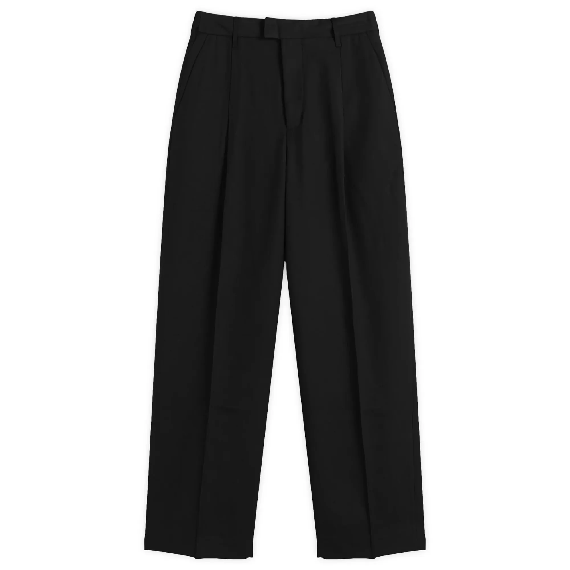 about:blank Men's Tailored Wide Leg Trouser Black
