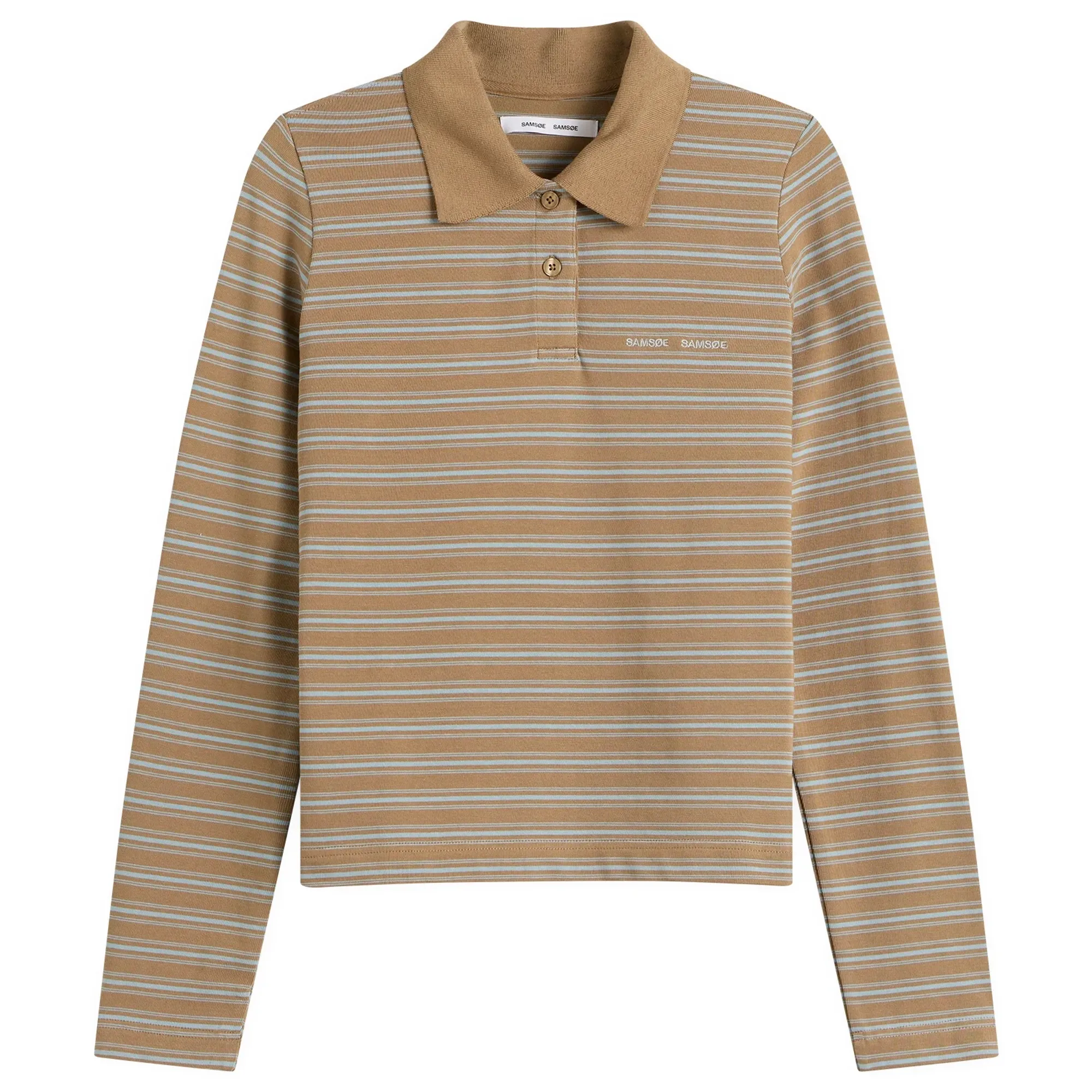 Samsøe Samsøe Women's Sadonell Polo Lead Stripe