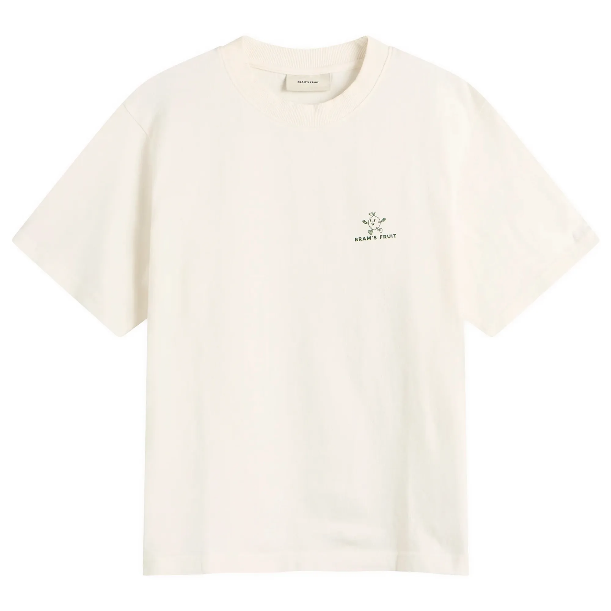 Bram's Fruit Men's Lemon Outline T-Shirt White