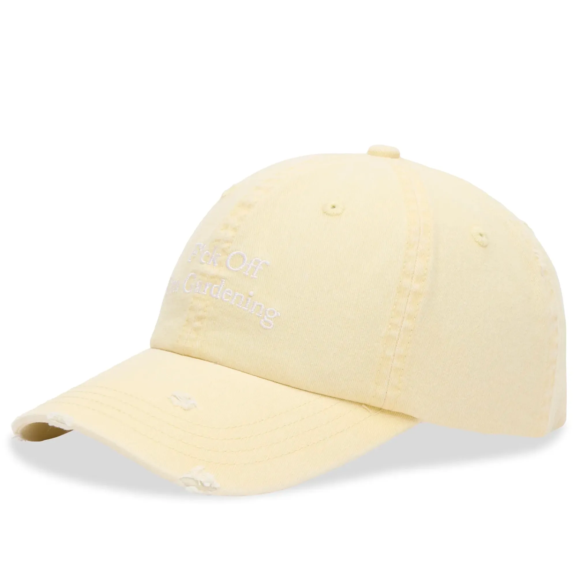 Bram's Fruit Men's Distressed F*ck Off I'm Gardening Cap Banana Yellow