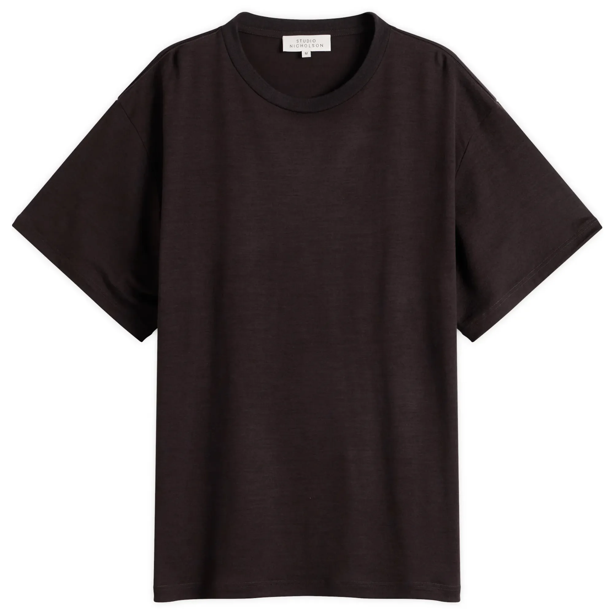 Studio Nicholson Men's Andies T-Shirt Black Grape