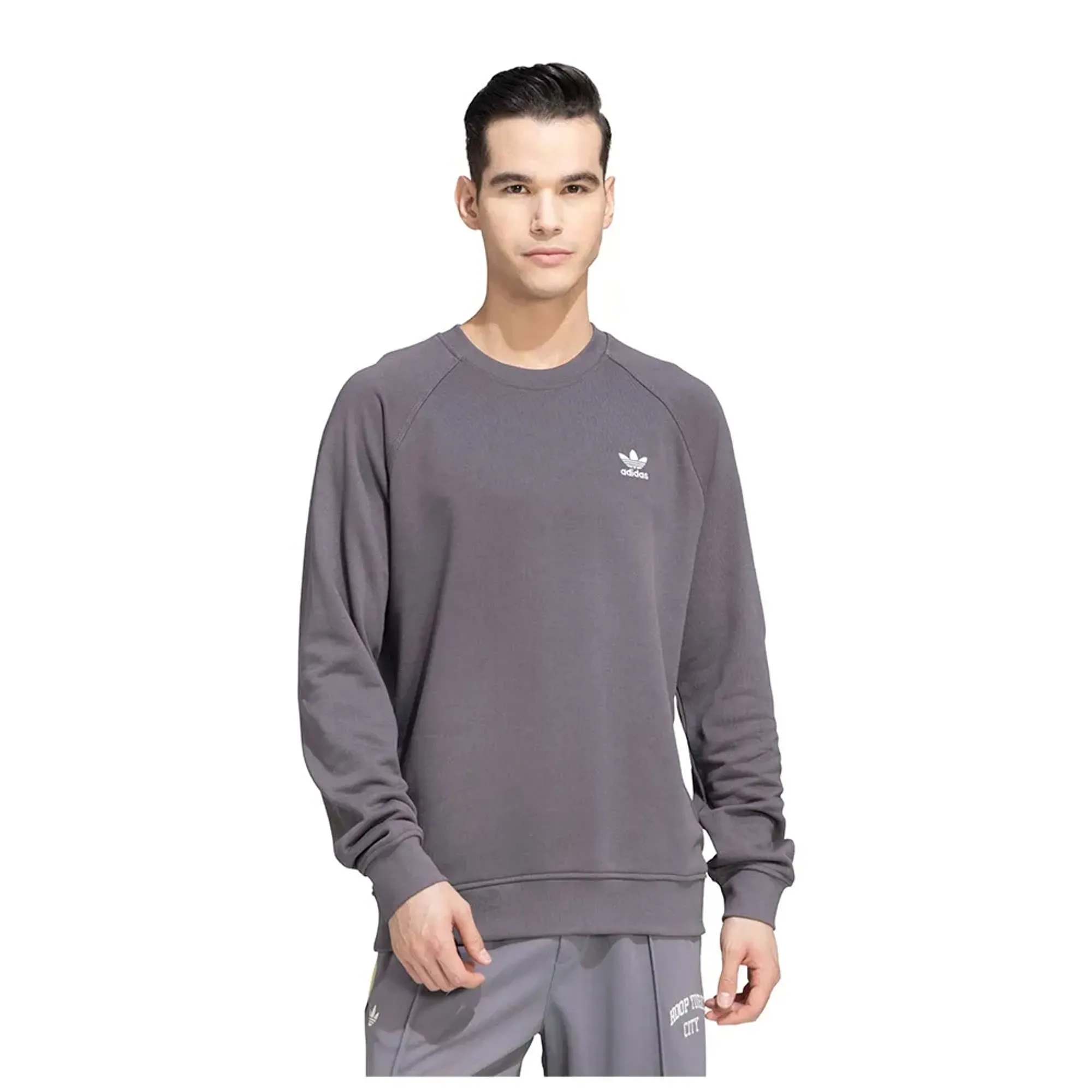 Adidas Originals Trefoil Essentials French Terry Crew Sweatshirt