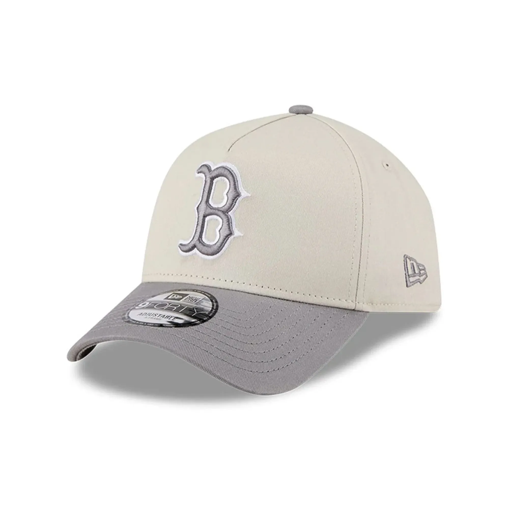 Boston Red Sox MLB Stone Storm Light Beige 9FORTY A-Frame Adjustable Cap New Era Cap adult unisex