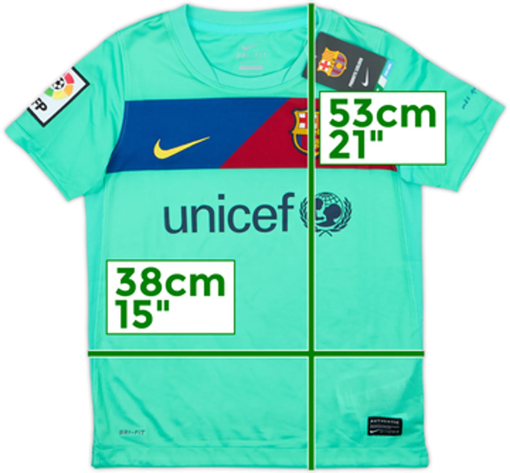 2010-11 Barcelona Away Shirt (7-8 Years)