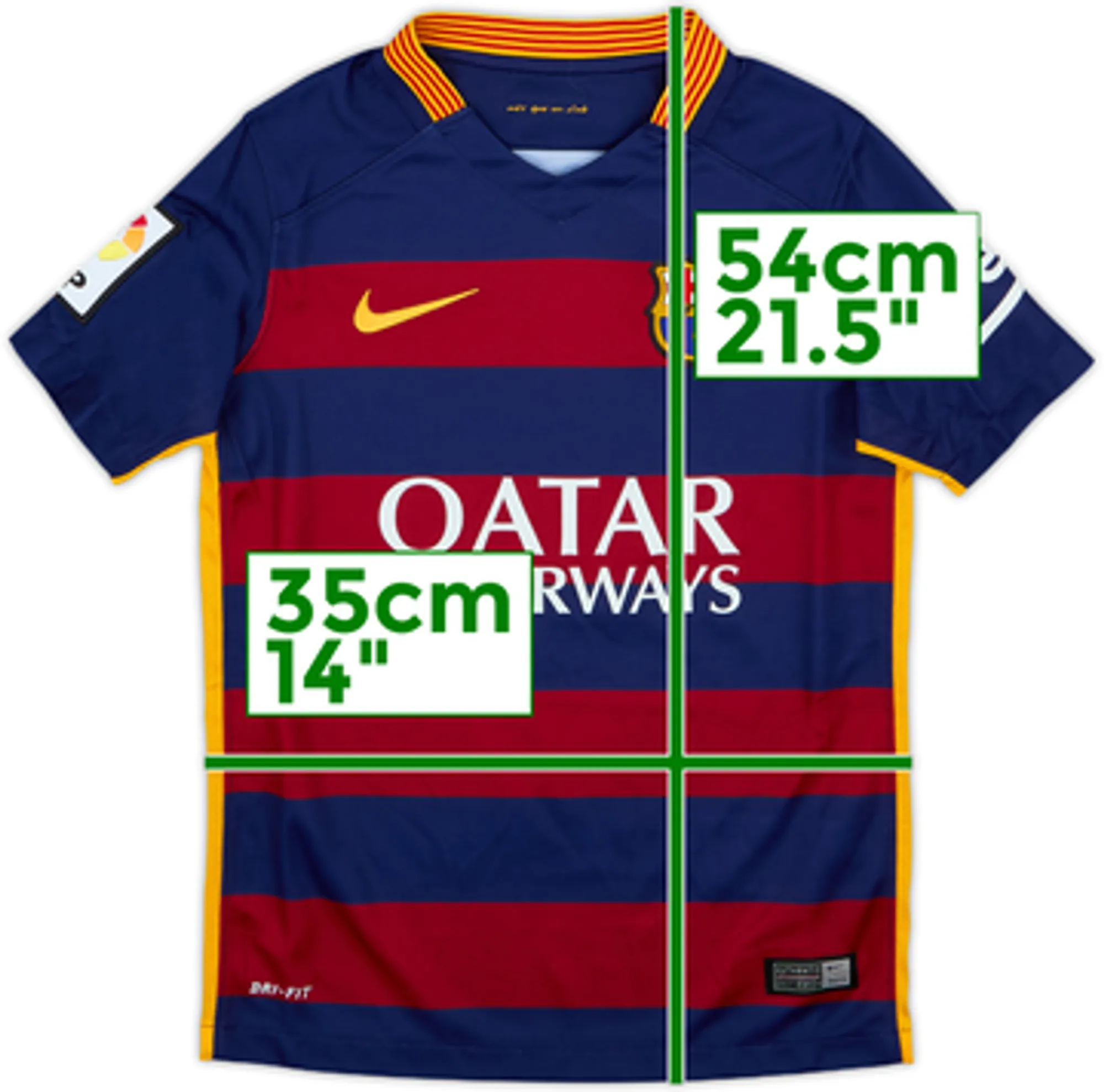 2015-16 Barcelona Home Shirt (S.Boys)