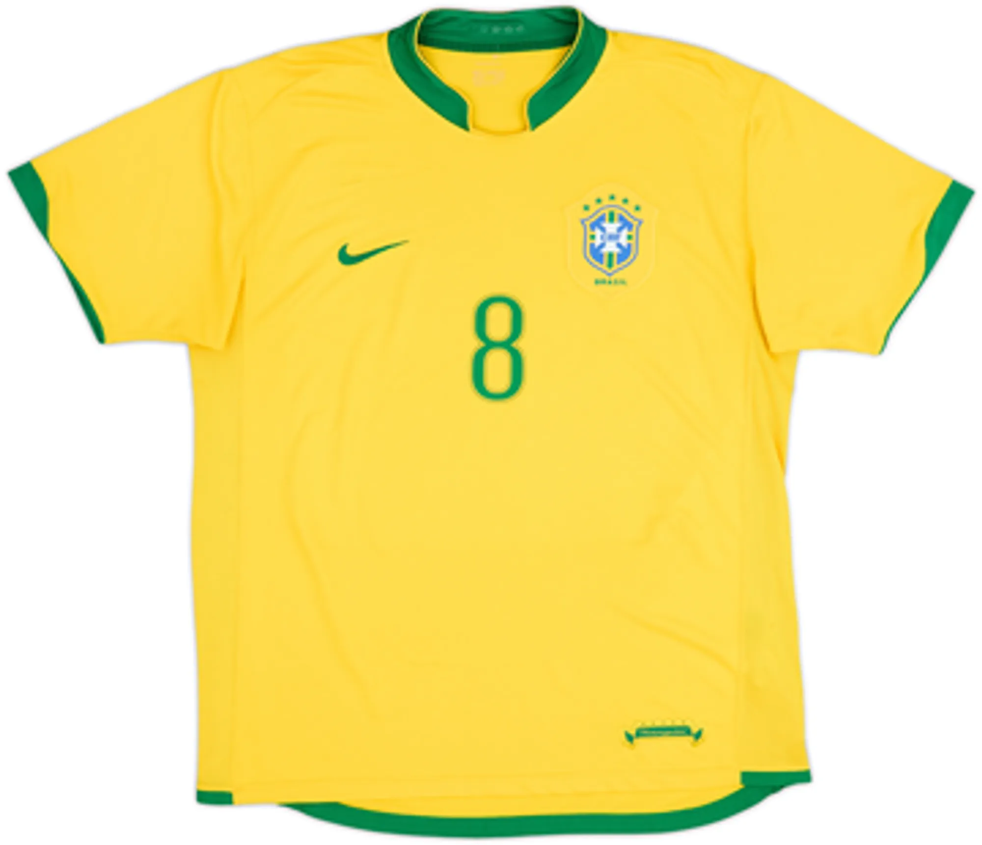 2006-08 Brazil Home Shirt Kaka #8 - 5/10 - (L)
