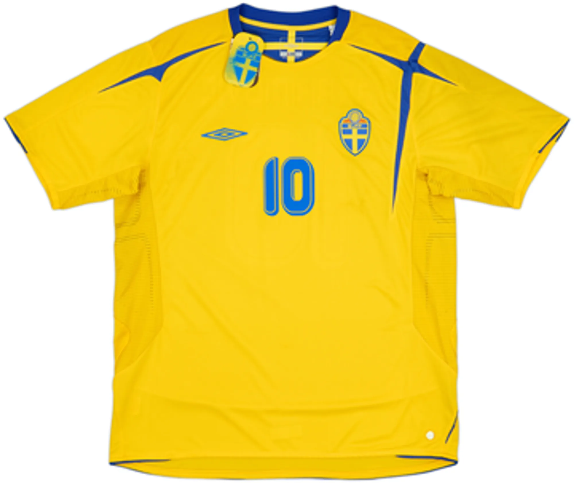 2005-06 Sweden Home Shirt Ibrahimovic #10 (XL)