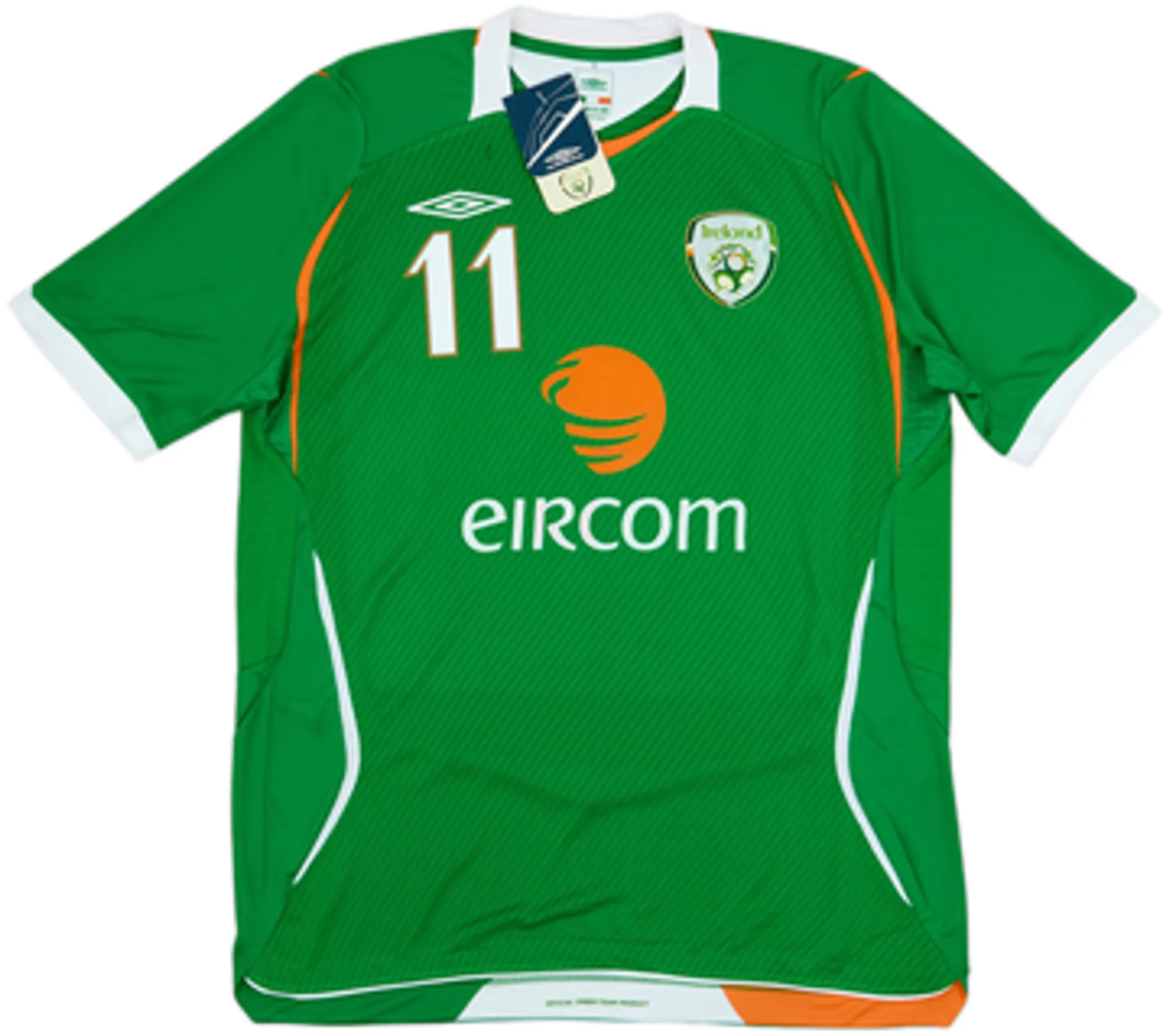 2008-10 Ireland Home Shirt Duff #11 (L)