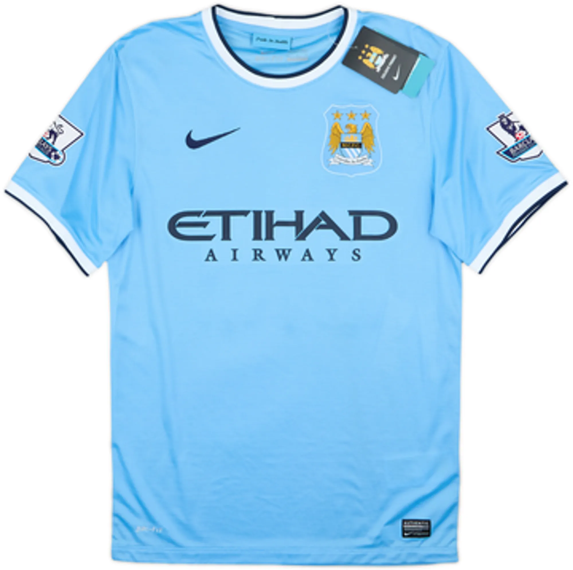 2013-14 Manchester City Home Shirt Aguero #16 (S)