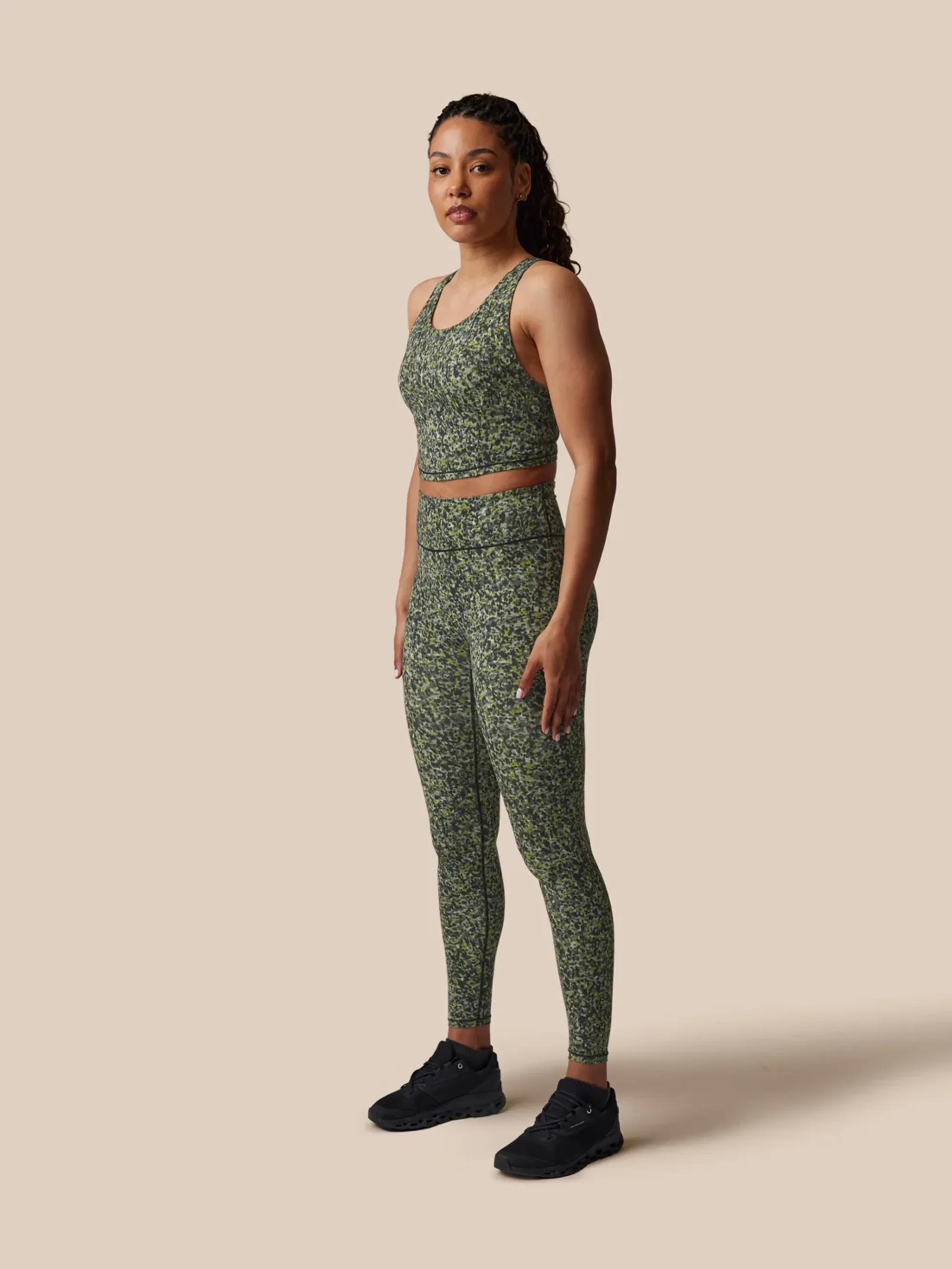 Castore Women’s x Paul Smith Performance Leggings - Charcoal/multi