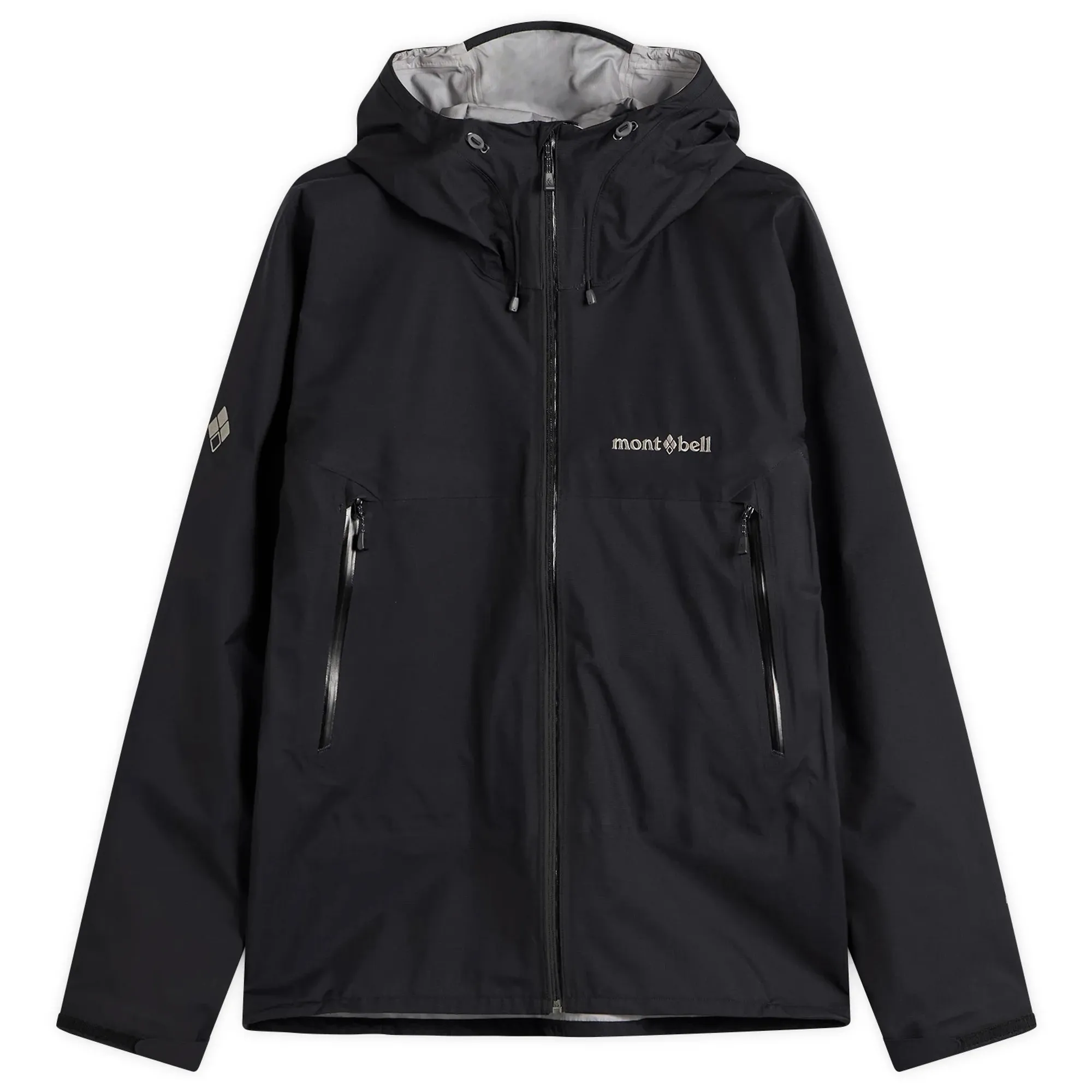 Montbell Men's DRYTEC Lightweight Rain Jacket Black
