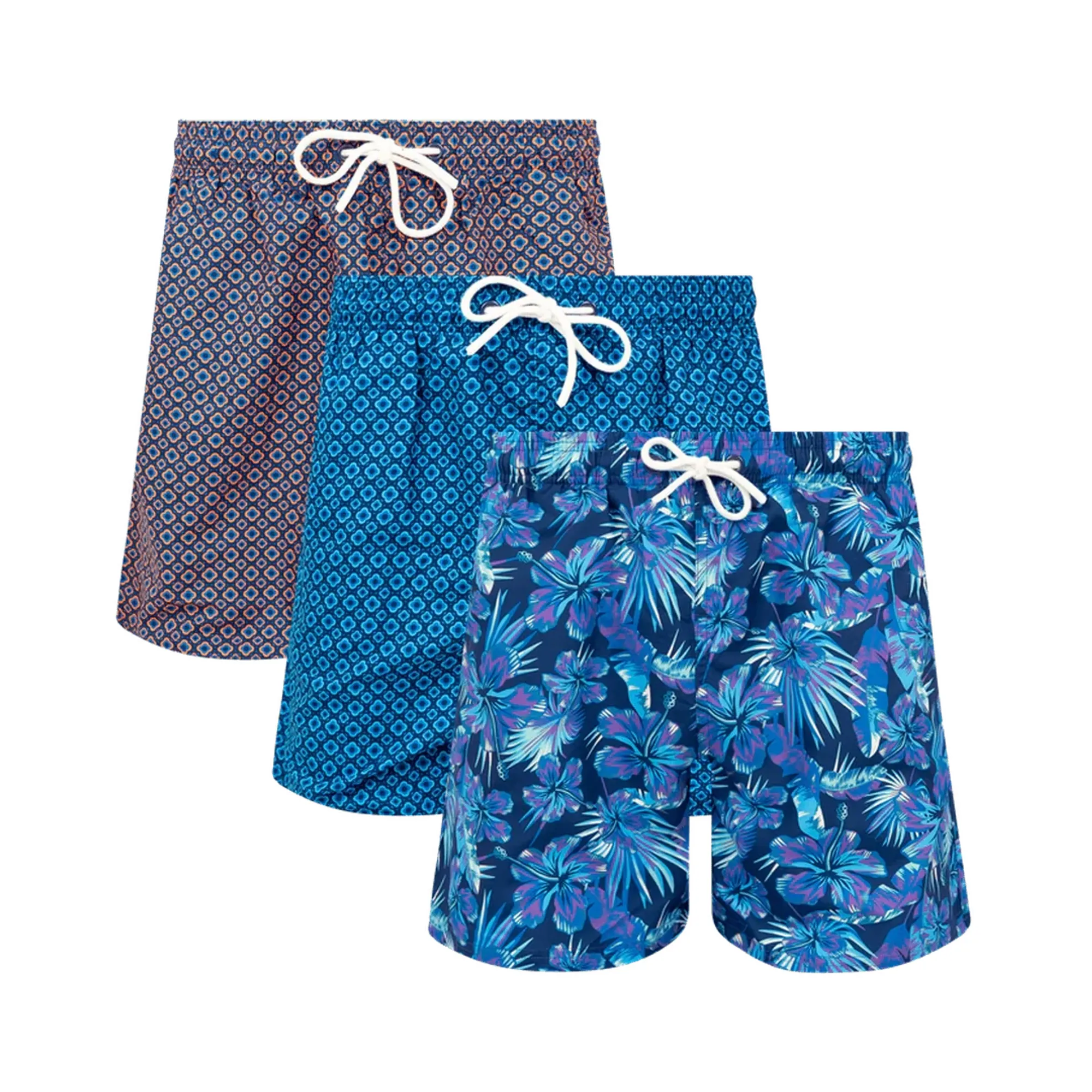 Tropical Bundle - Mens Swim Shorts 3 Pack