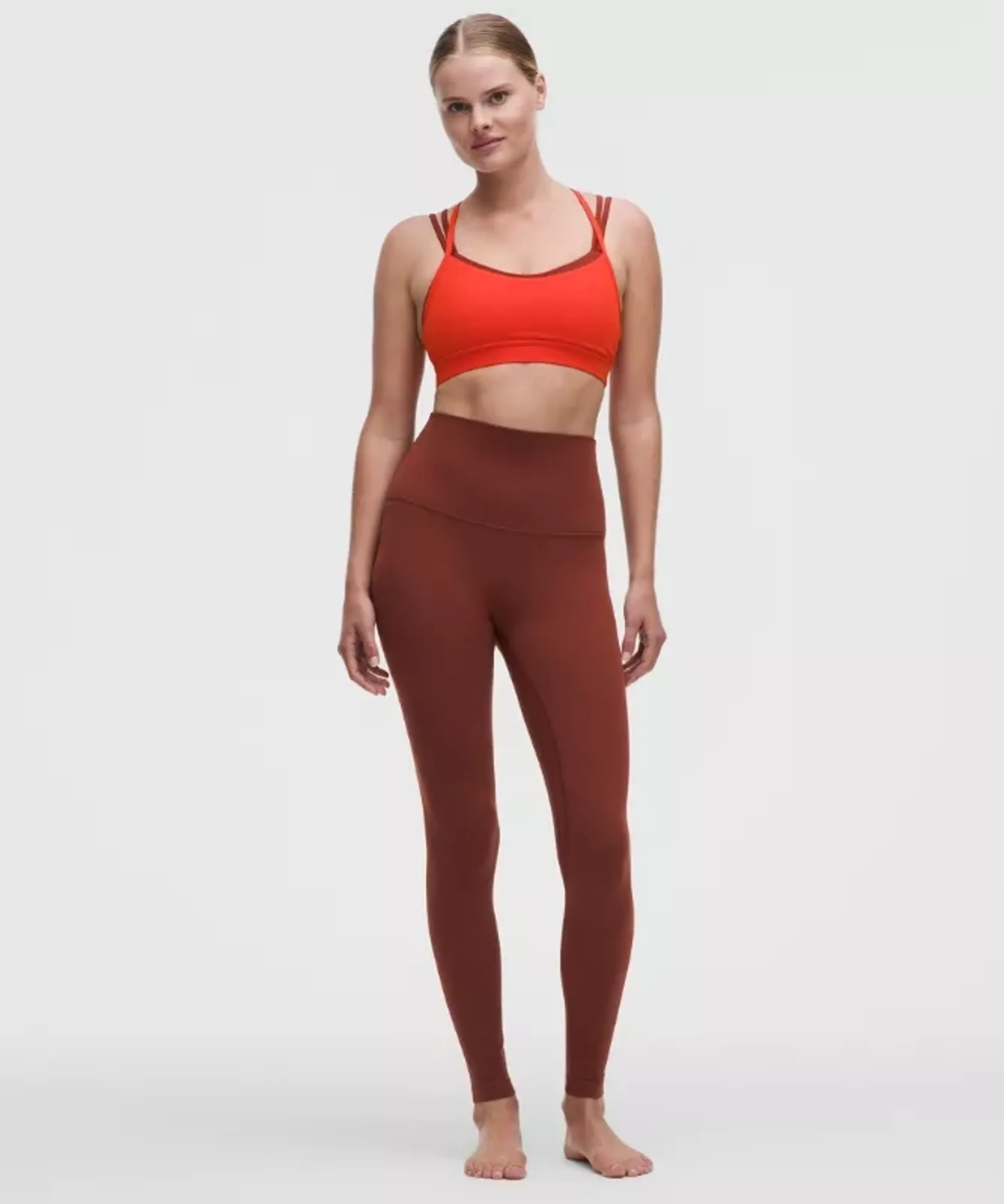 lululemon – Women's Align Super-High-Rise Pants – 28" – Color Red – Size 16