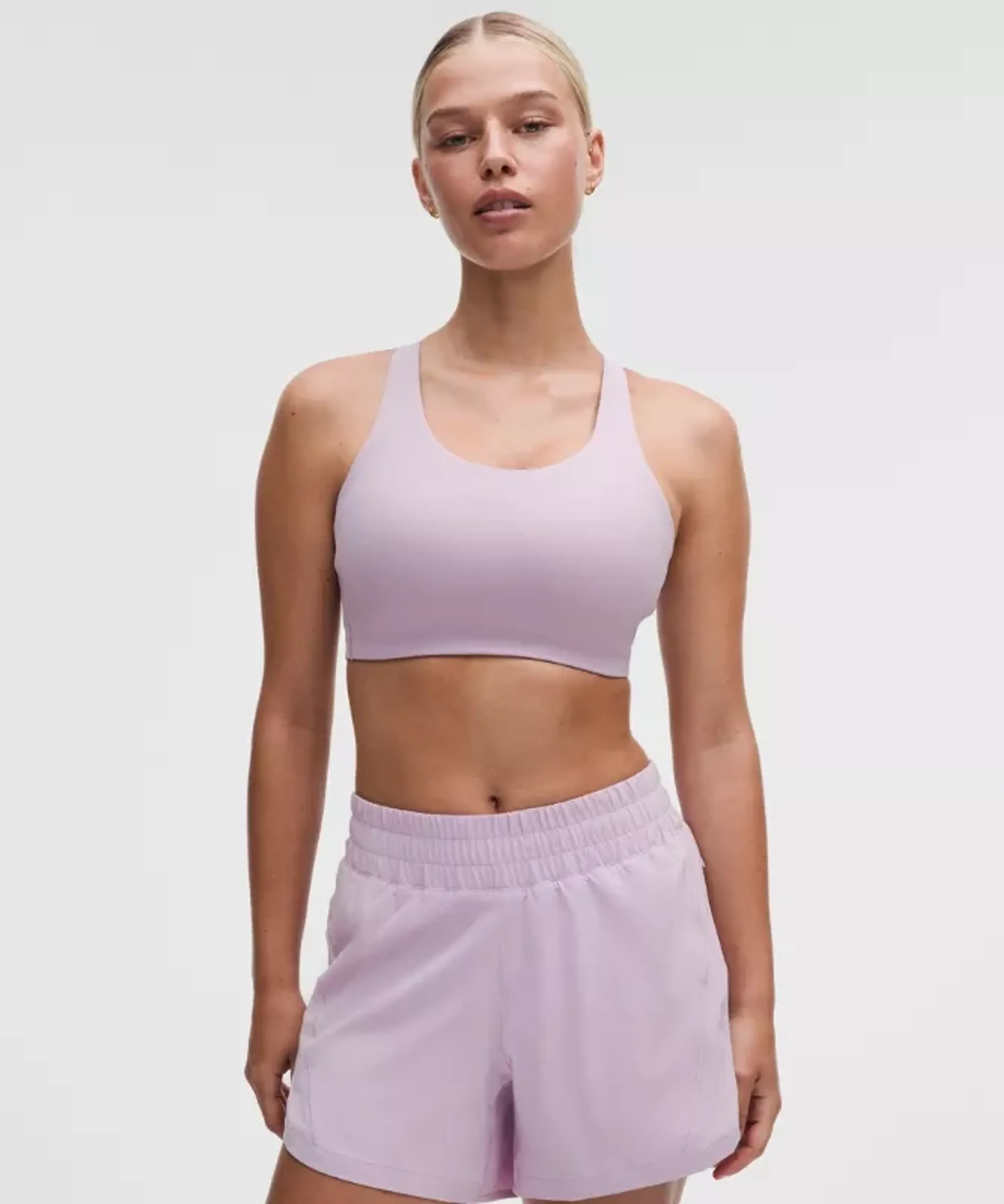 lululemon – Women's Energy Sports Bra High Support, B-G Cups – Color Purple – Size 38C