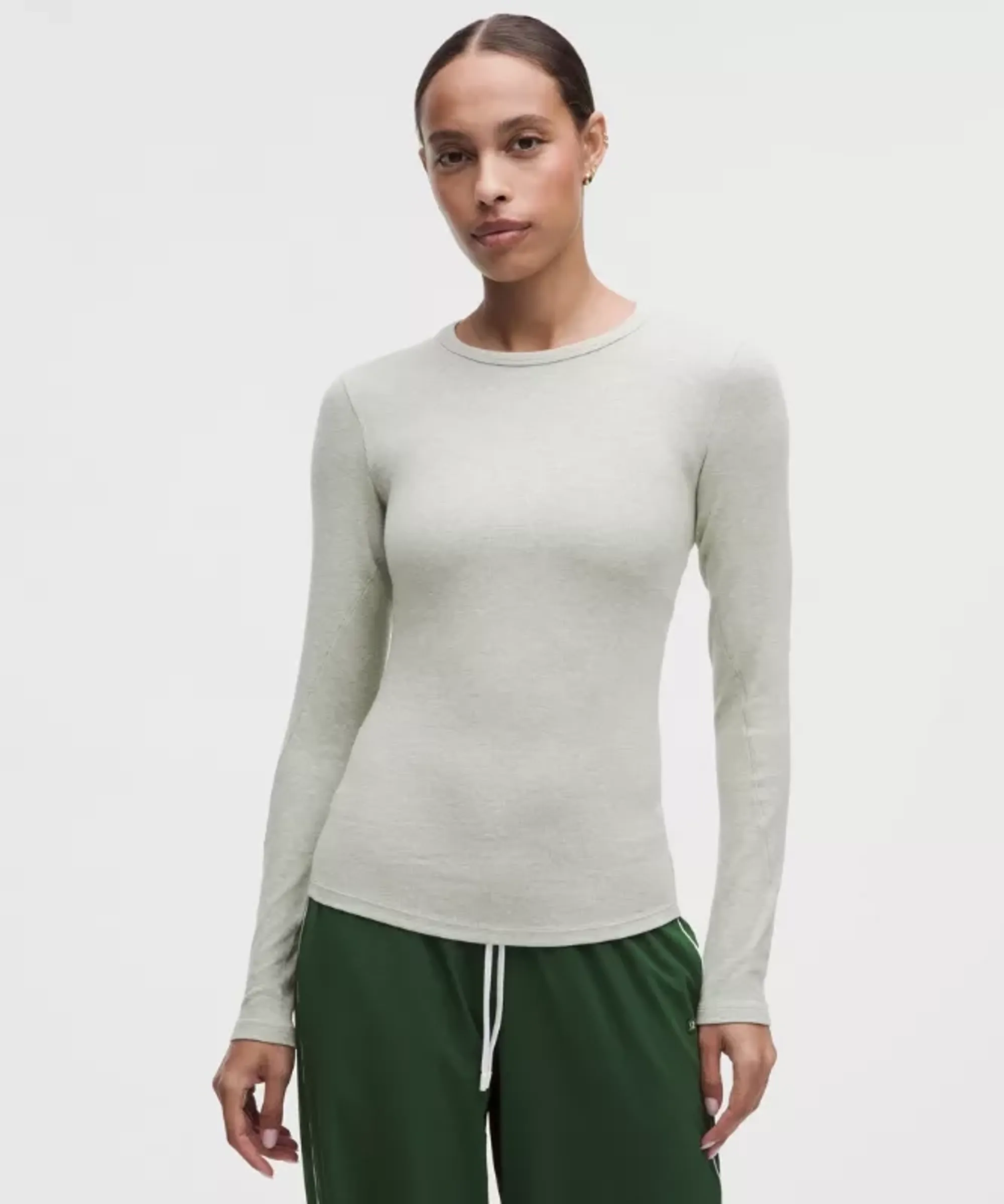 lululemon – Women's Hold Tight Long-Sleeve Shirt – Color Grey – Size 10