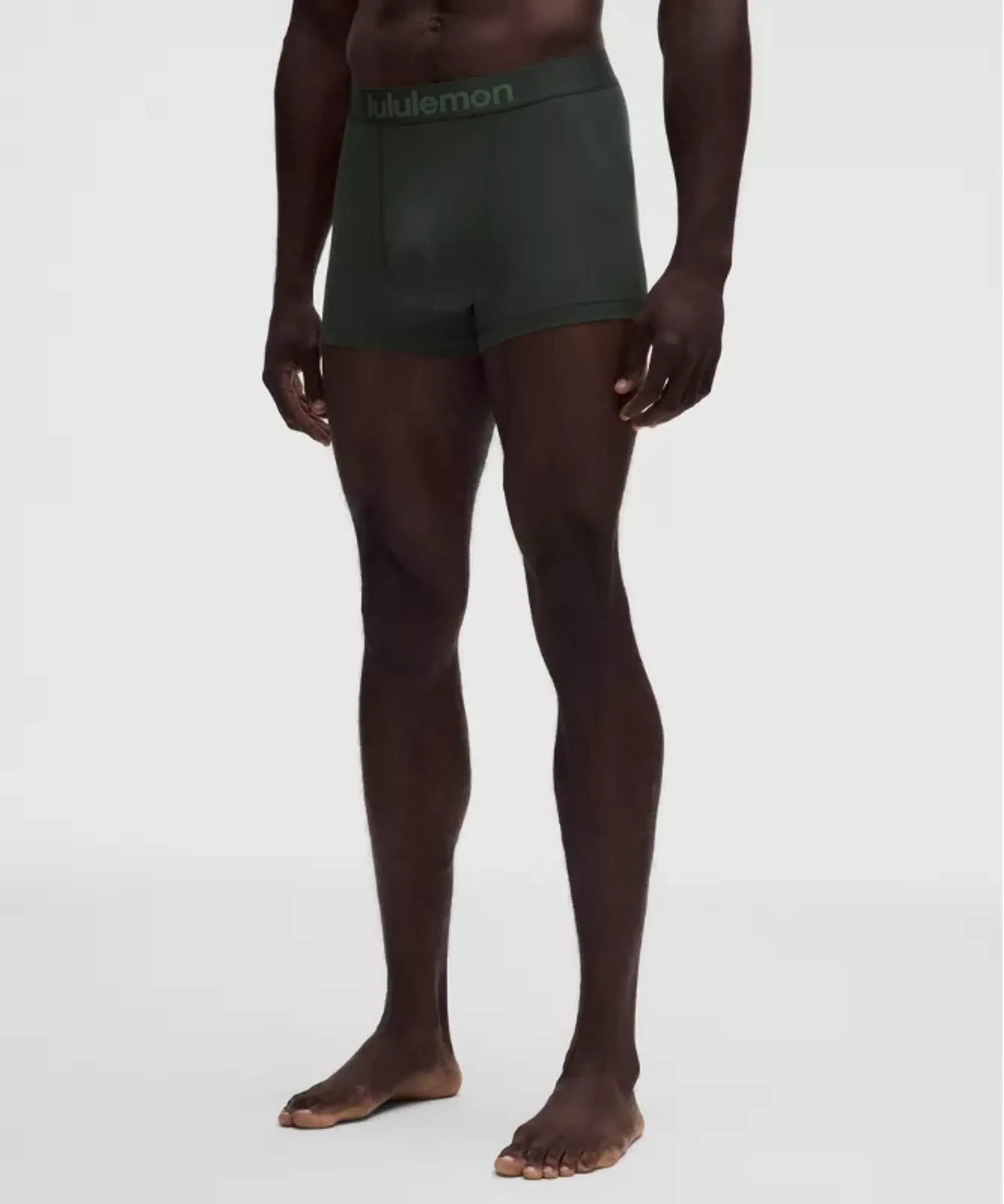 lululemon – Men's Always In Motion Boxers Briefs – 3" – Color Green – Size Medium