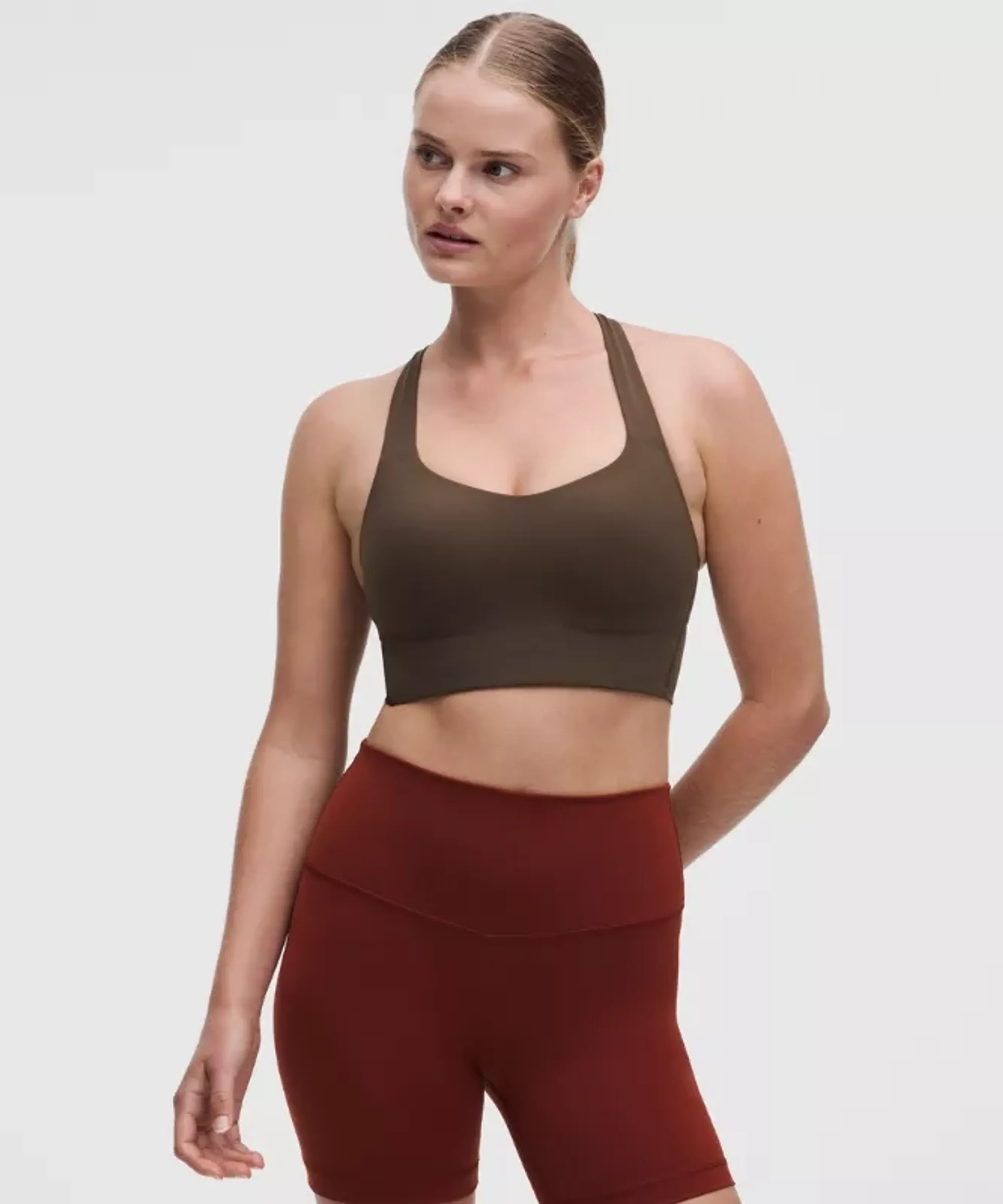 lululemon – Women's Like a Cloud Train Sports Bra Medium Support, B/C Cup – Color Brown – Size 6