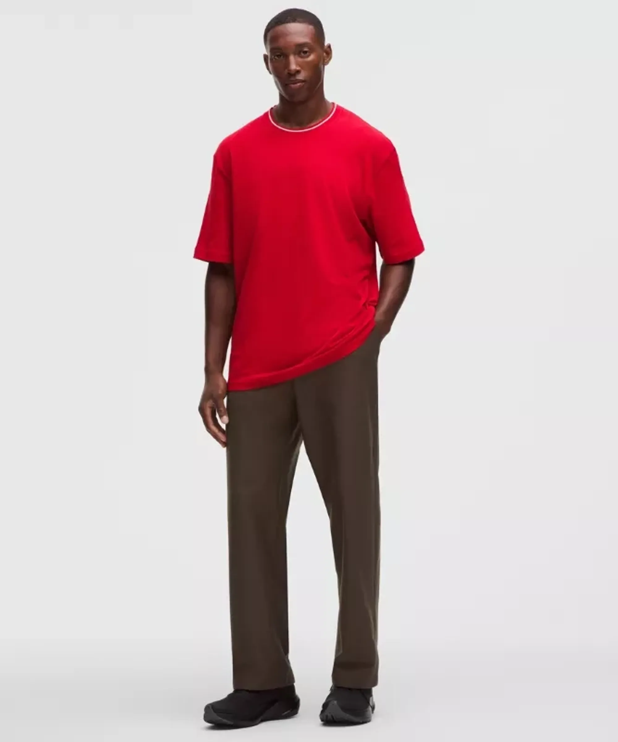 lululemon – Men's Slacker Loose-Straight Trousers 32L – Color Brown – Size 30