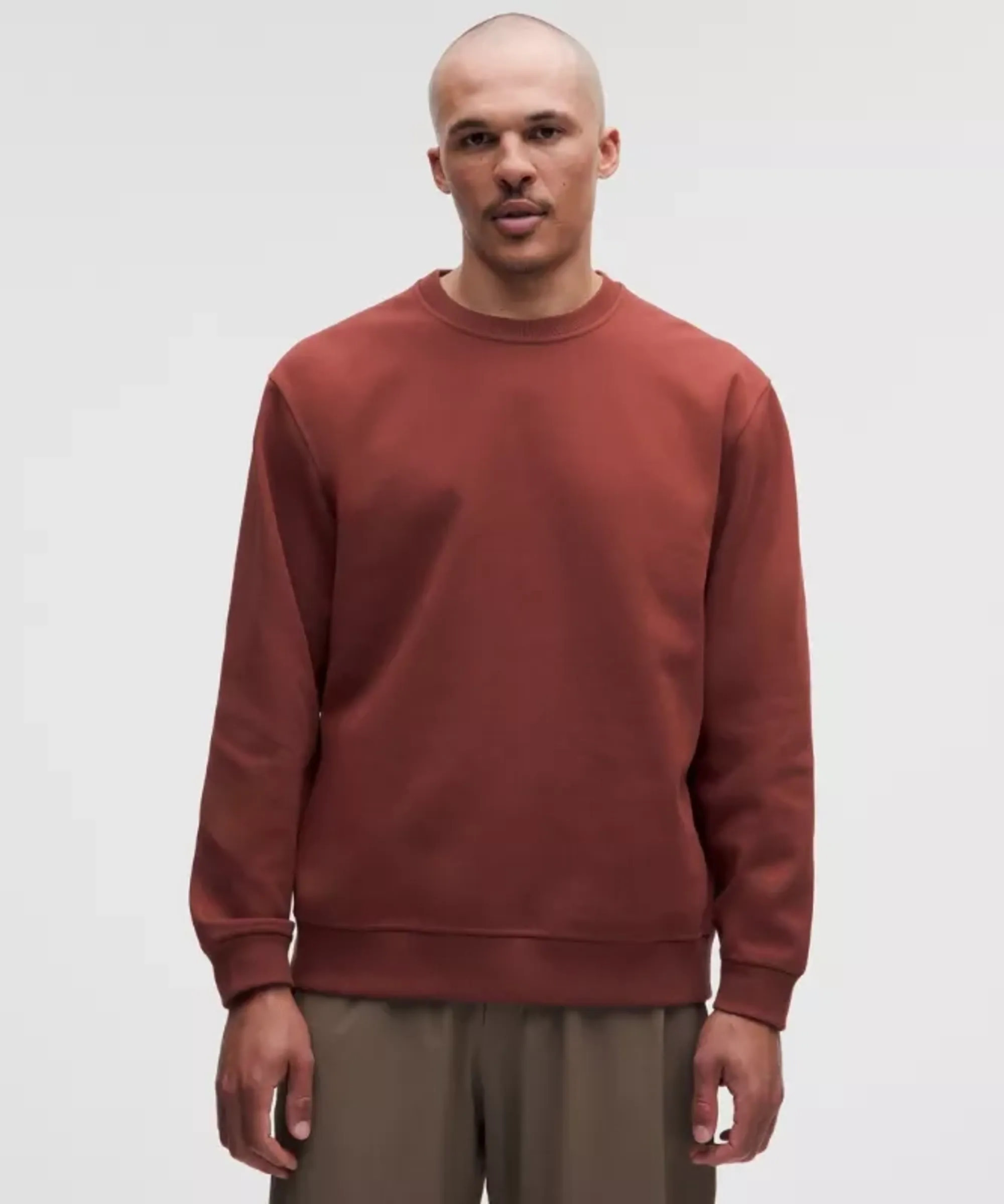 lululemon – Men's Grand Standard Long-Sleeve Crew Sweatshirt – Color Red – Size XS